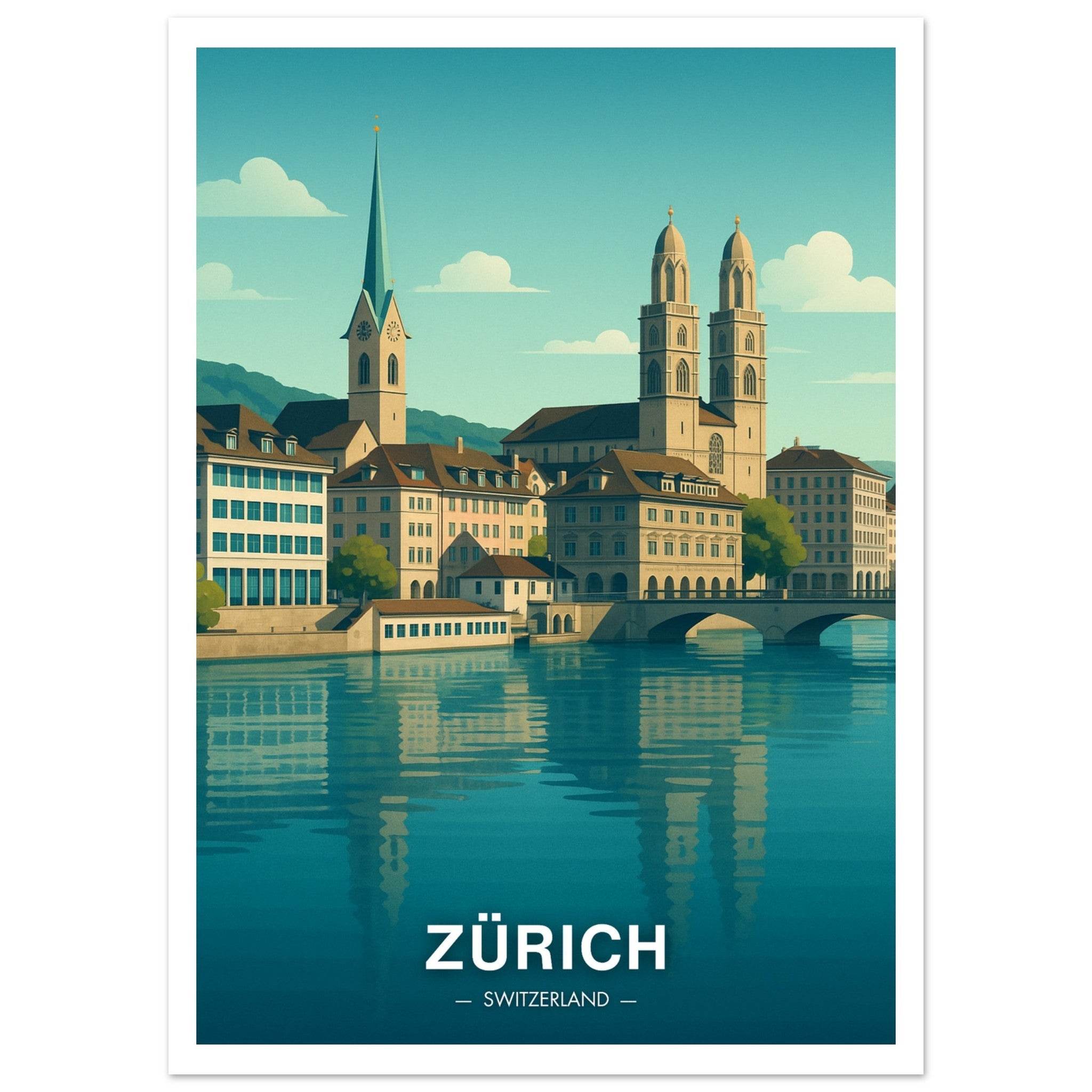 Zürich Poster - Geoprints