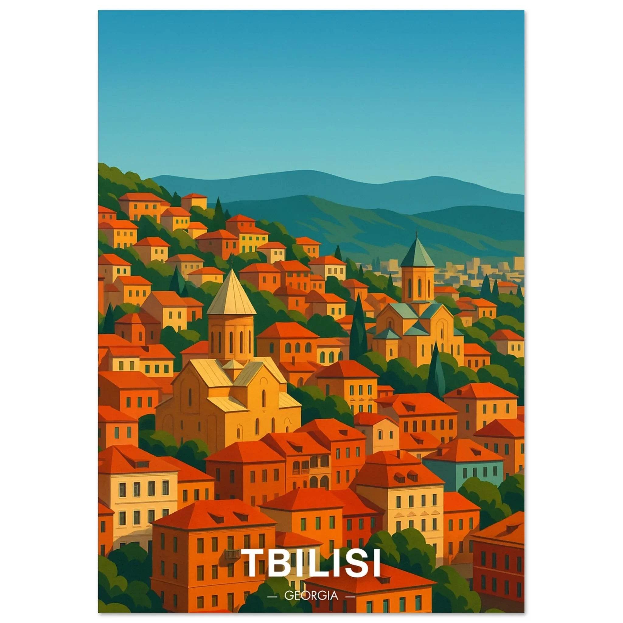 Tbilisi Poster - Geoprints