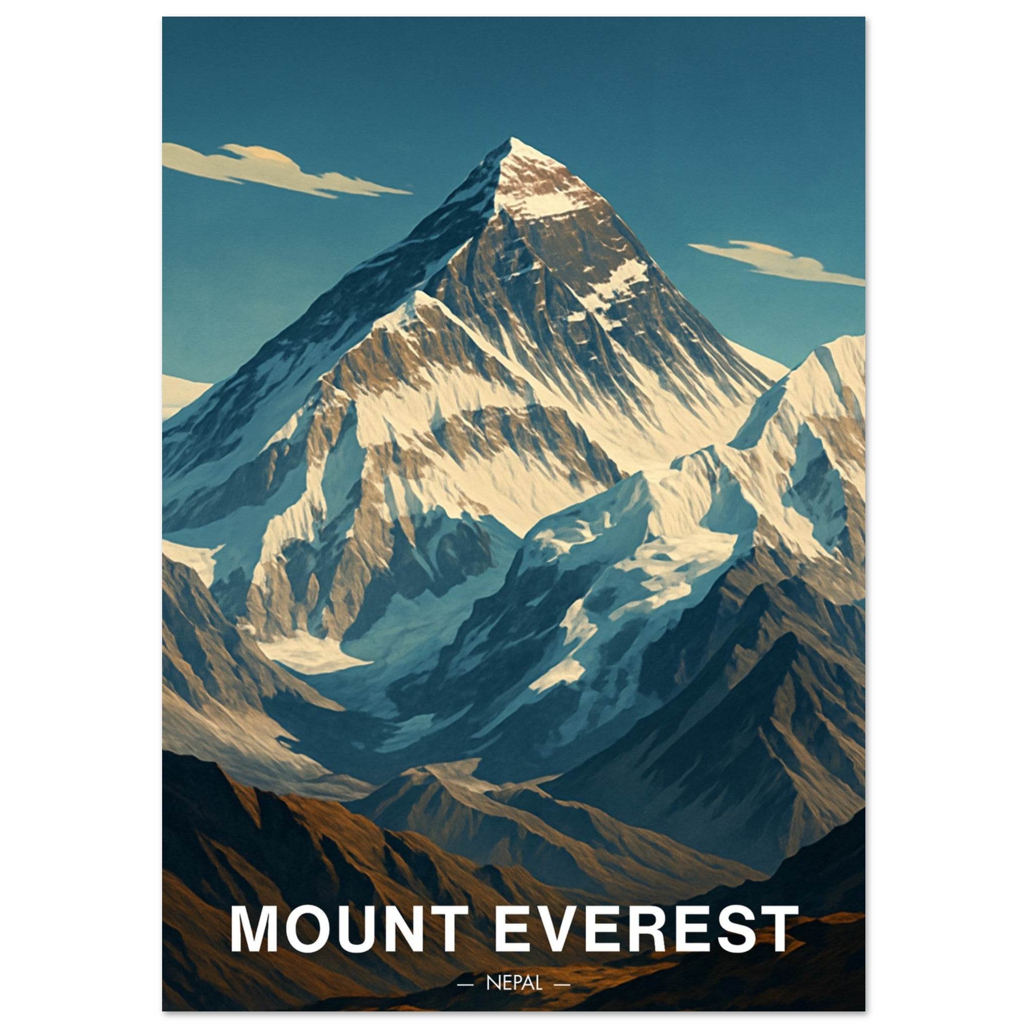 Mount Everest Poster - Geoprints