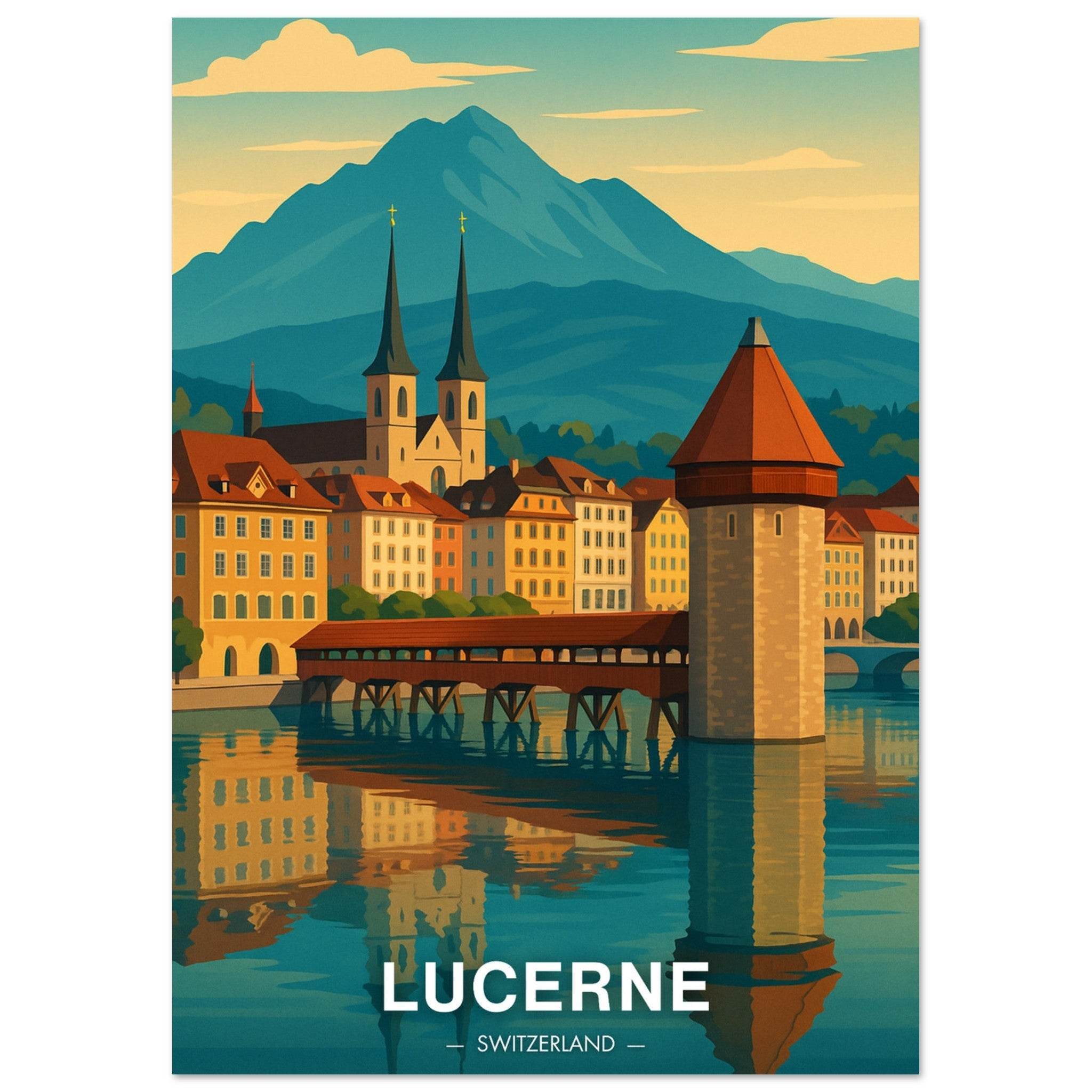 Luzern Poster - Geoprints