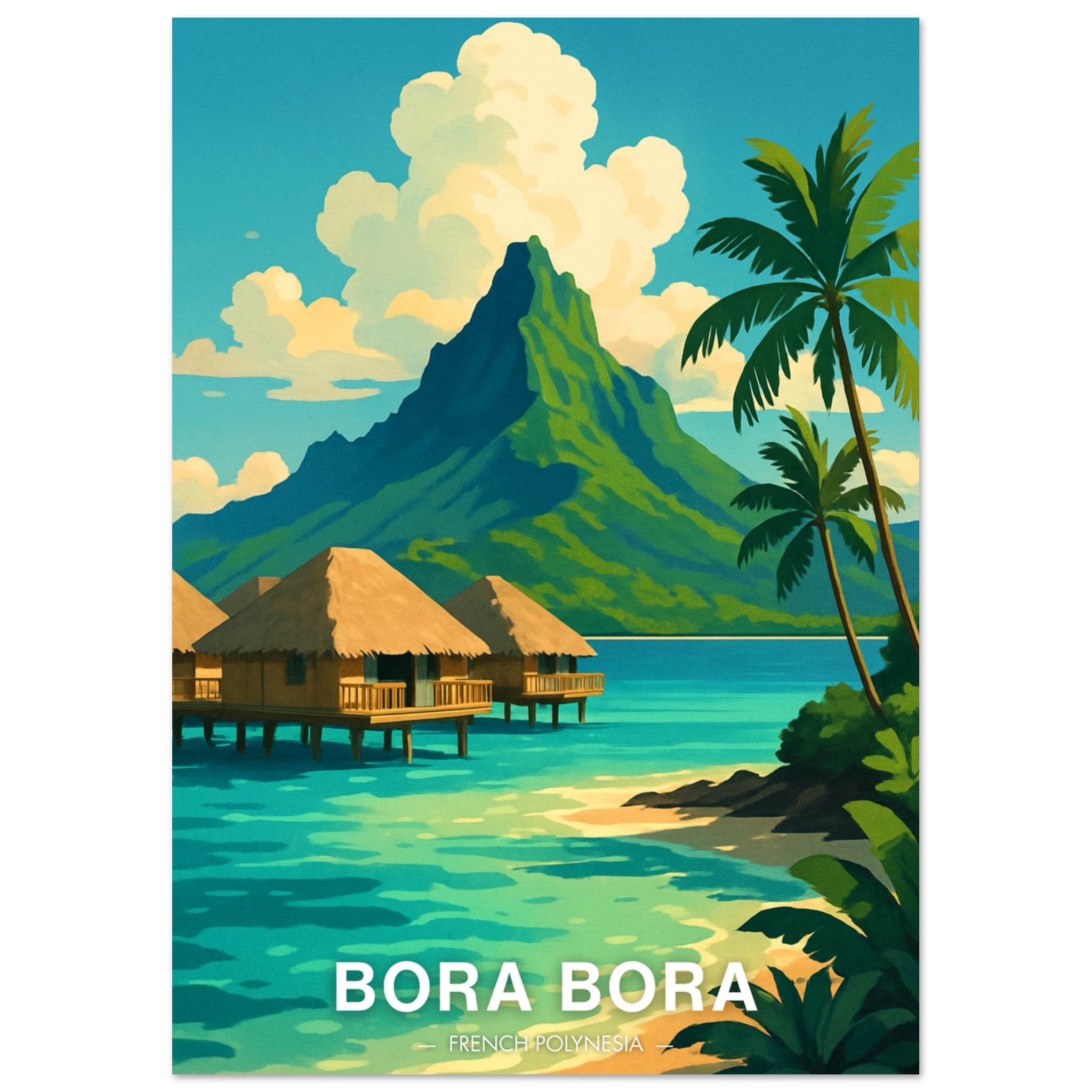 Bora Bora Poster - Geoprints