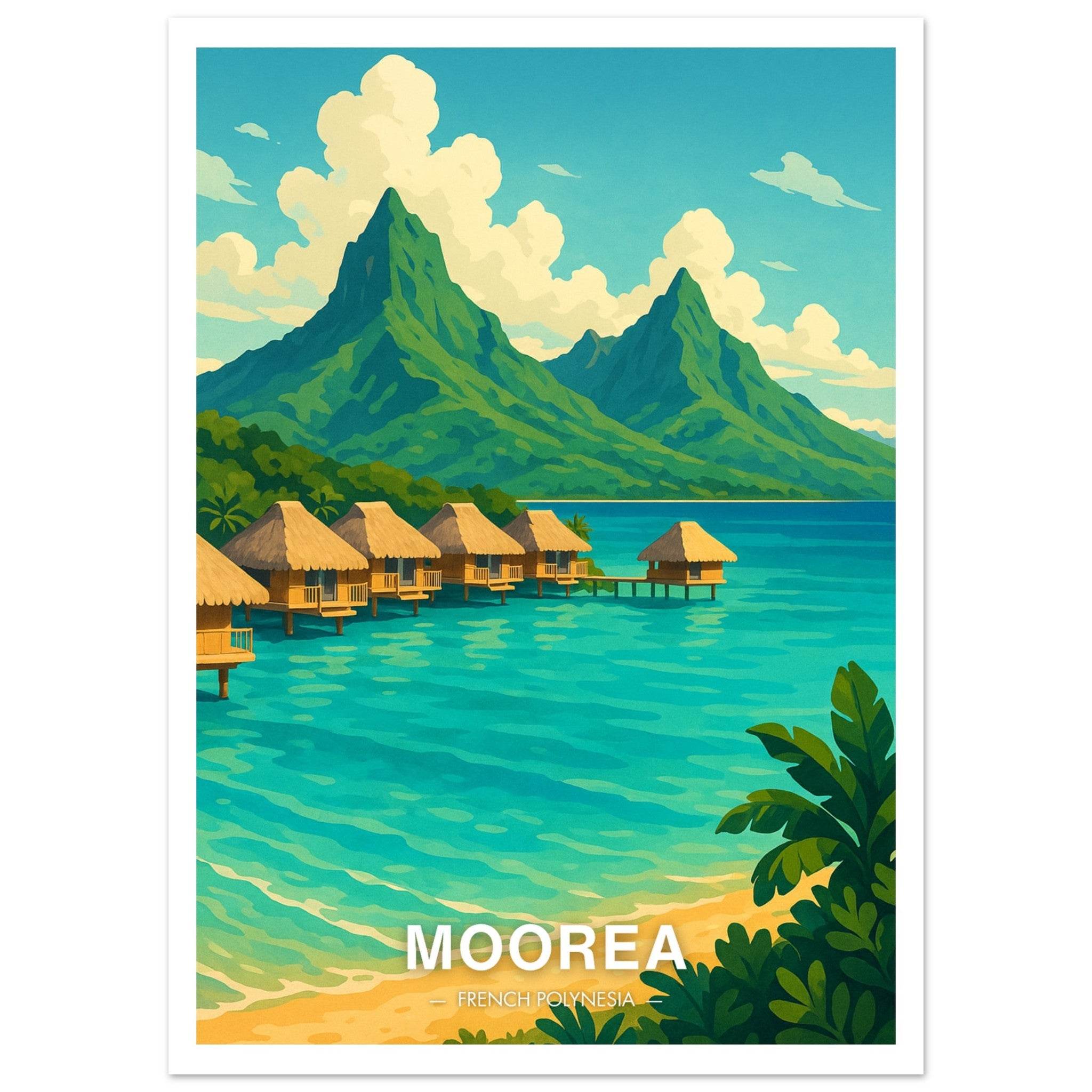 Moorea Poster - Geoprints