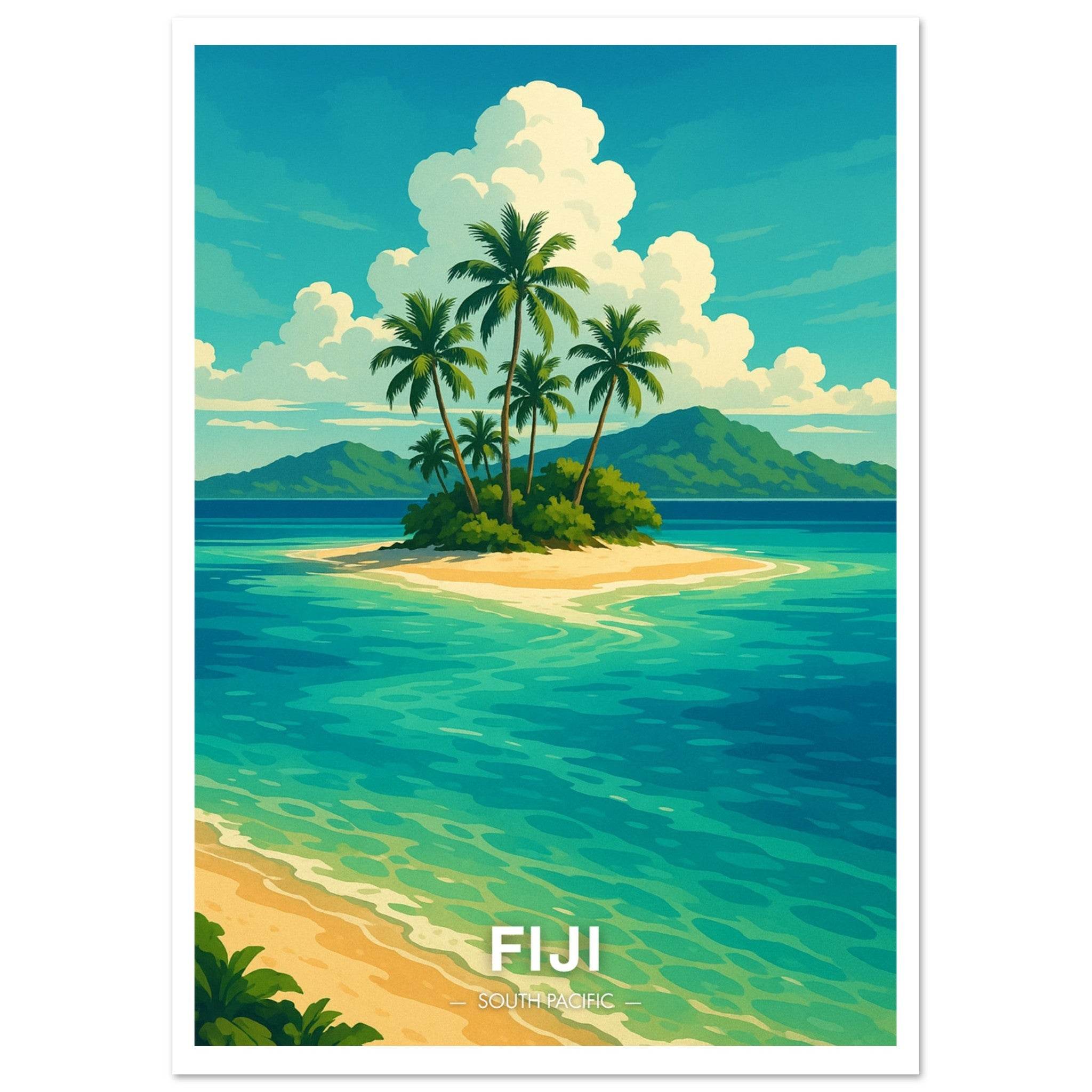 Fiji Poster - Geoprints