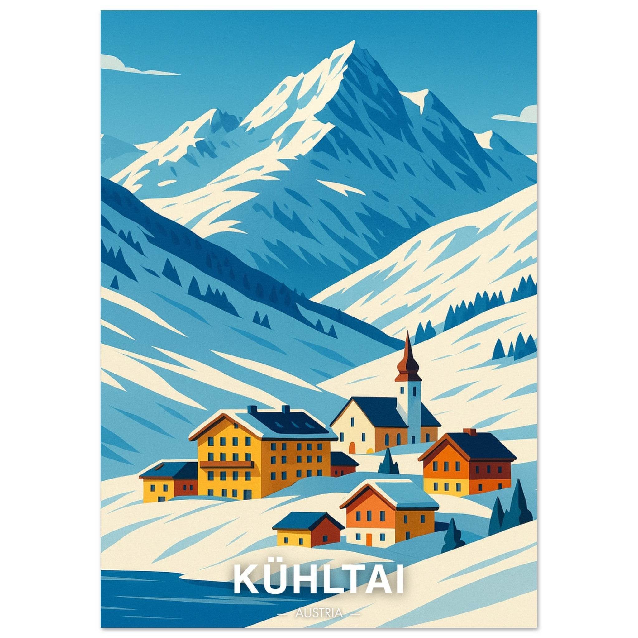 Kühltai Poster - Geoprints