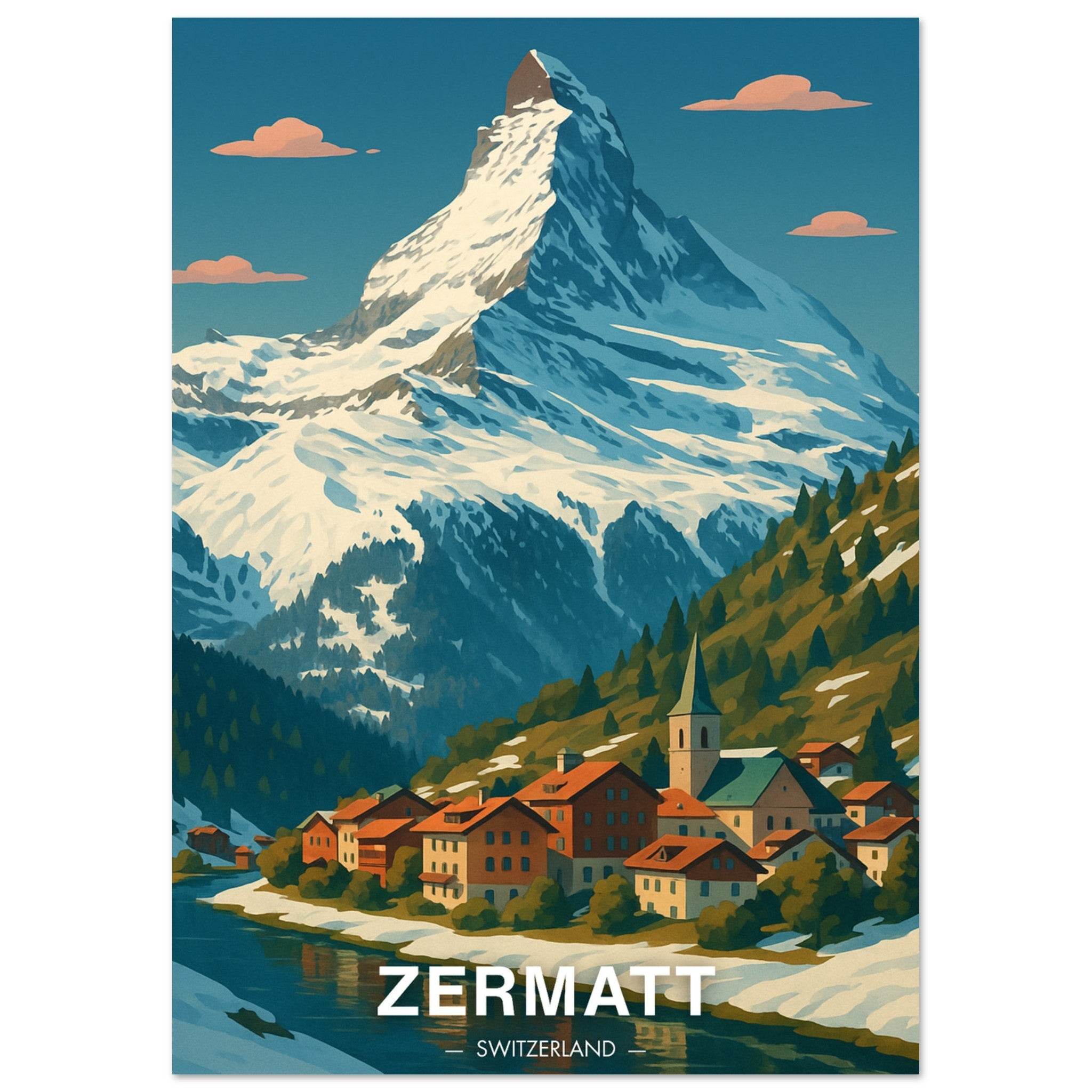 Zermatt Poster - Geoprints