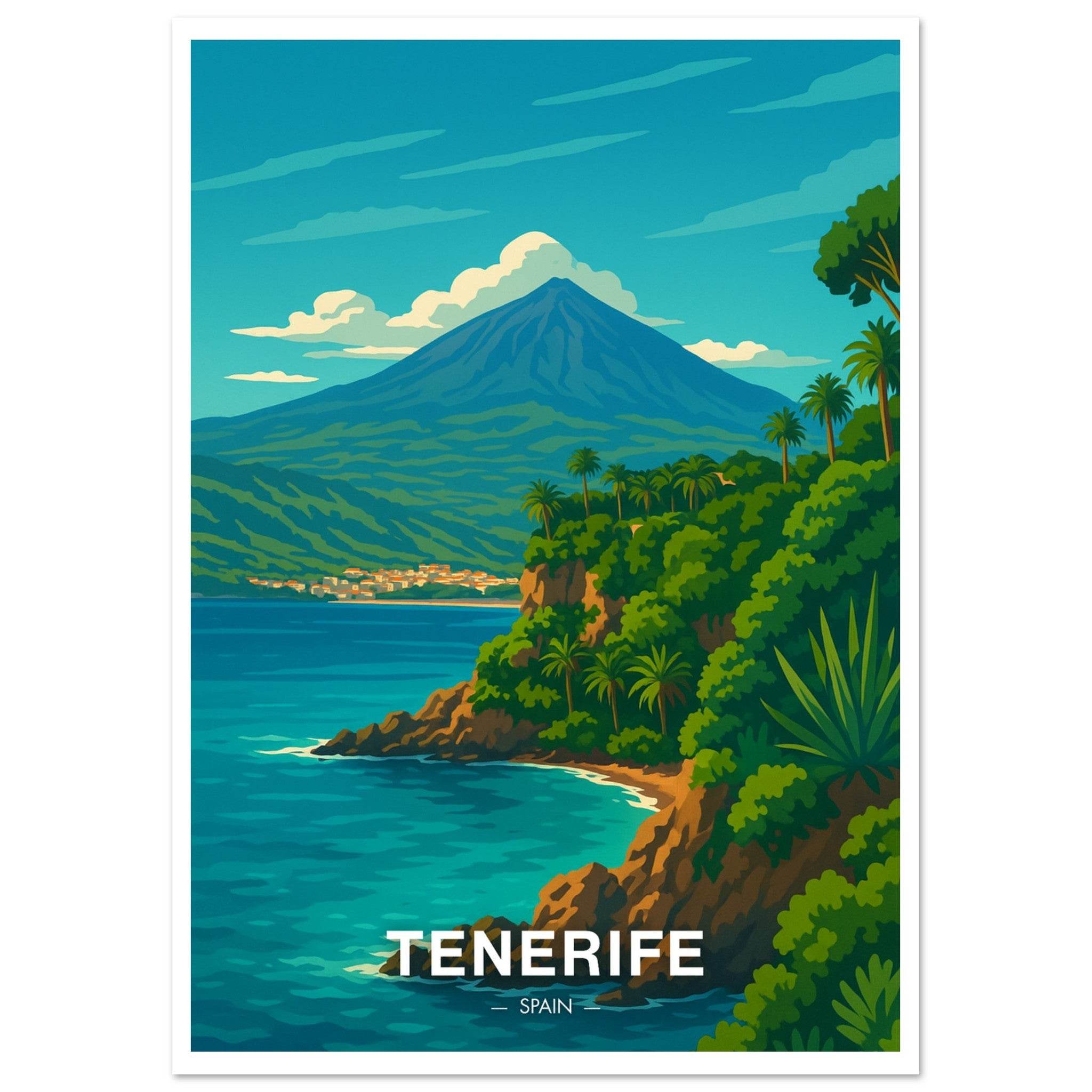 Teneriffa Poster - Geoprints
