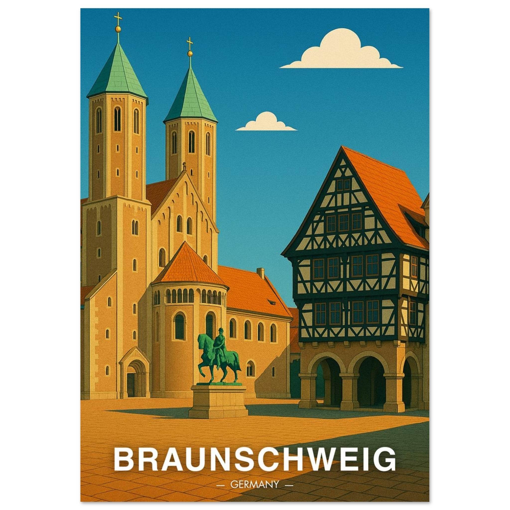 Braunschweig Poster - Geoprints
