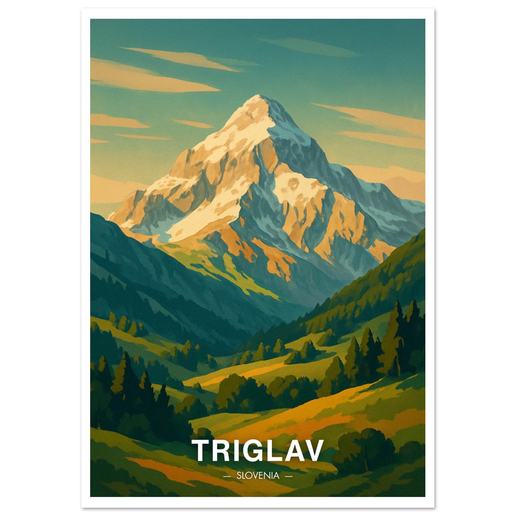 Triglav Poster - Geoprints