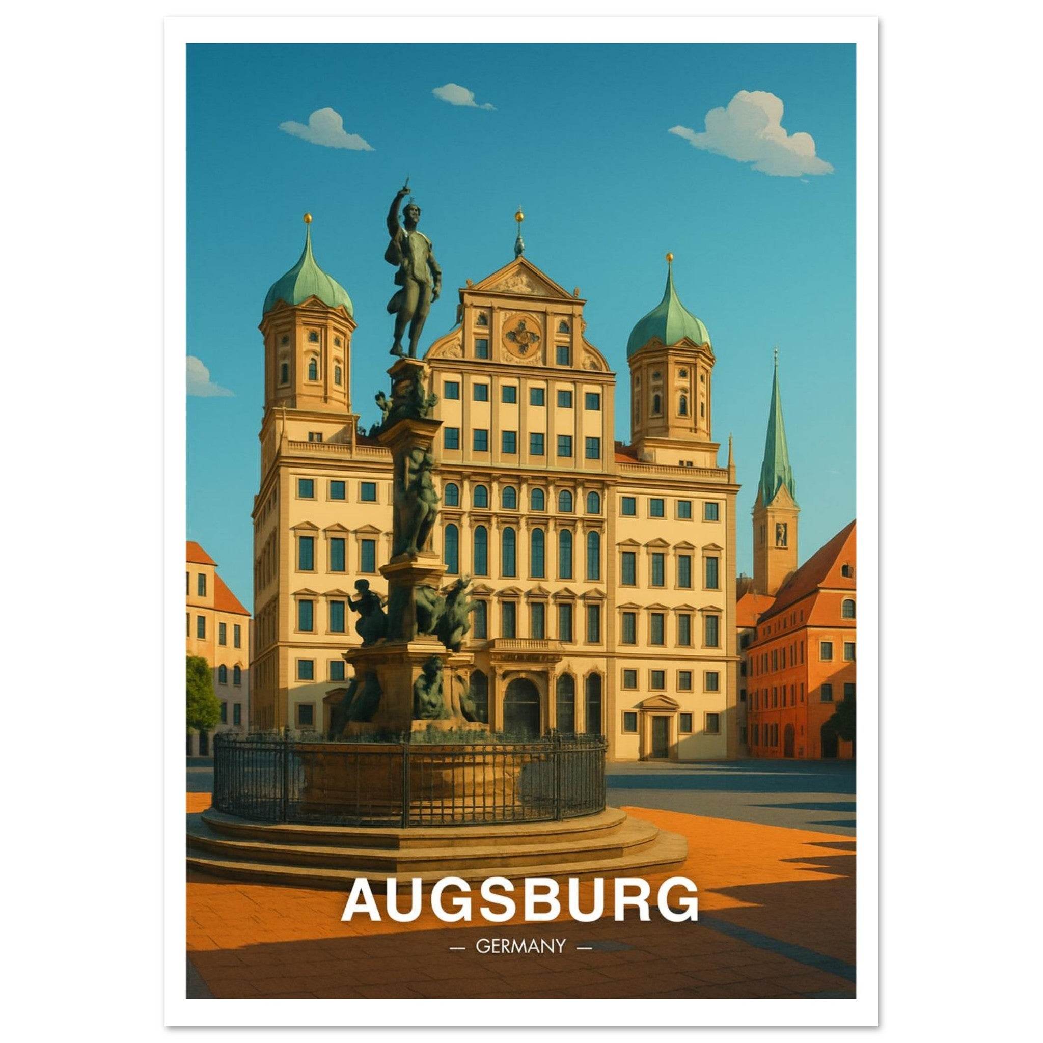 Augsburg Poster - Geoprints