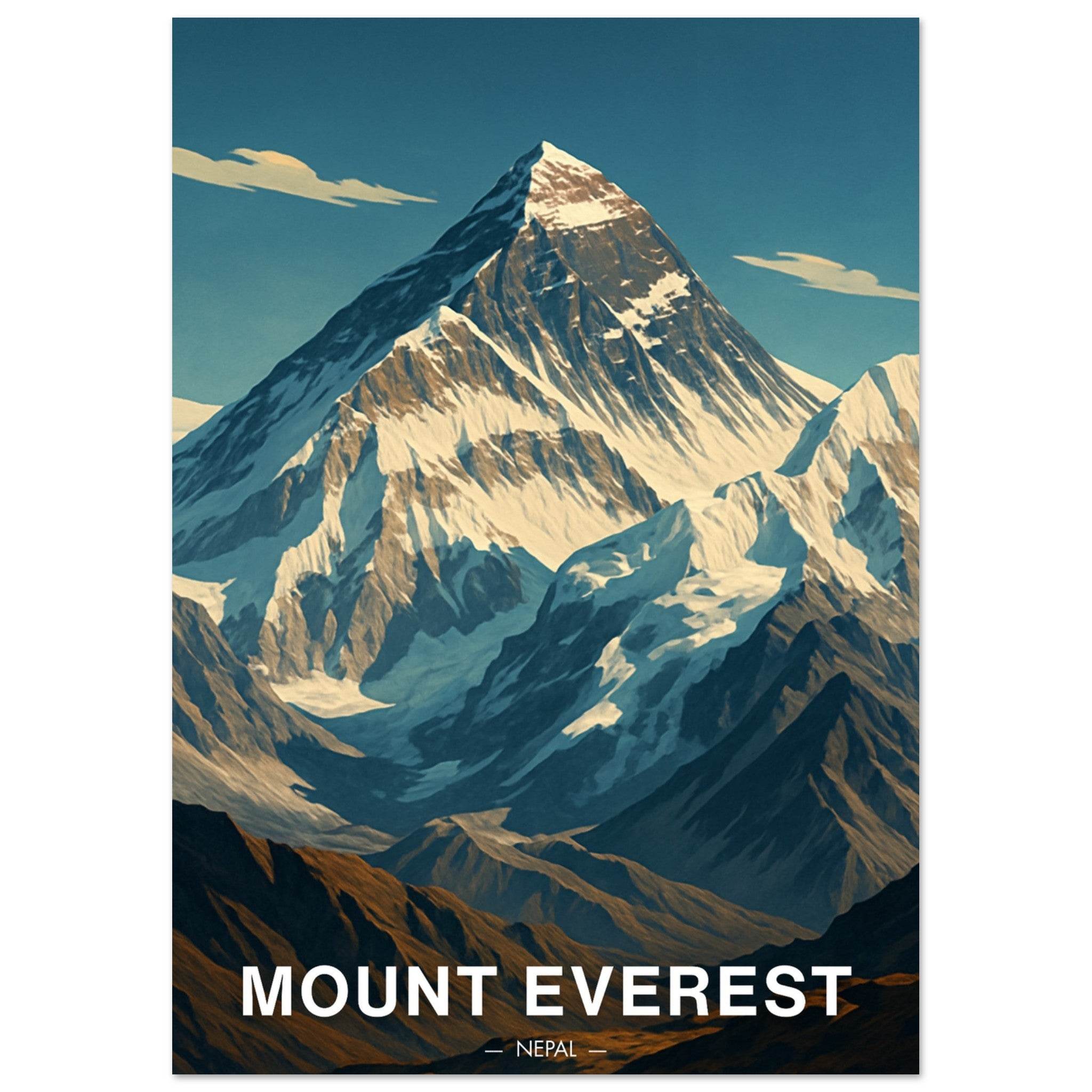 Mount Everest Poster - Geoprints