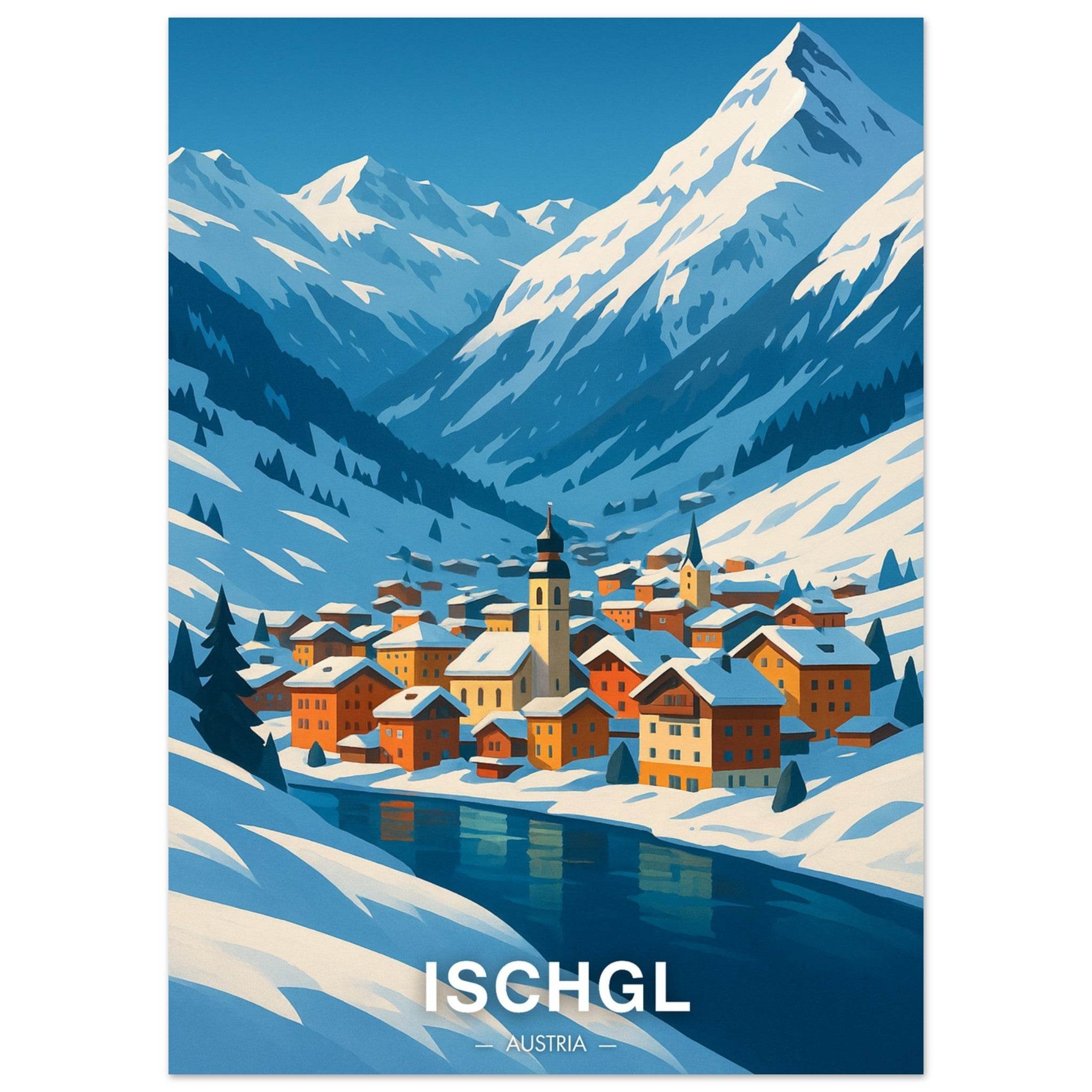 Ischgl Poster - Geoprints