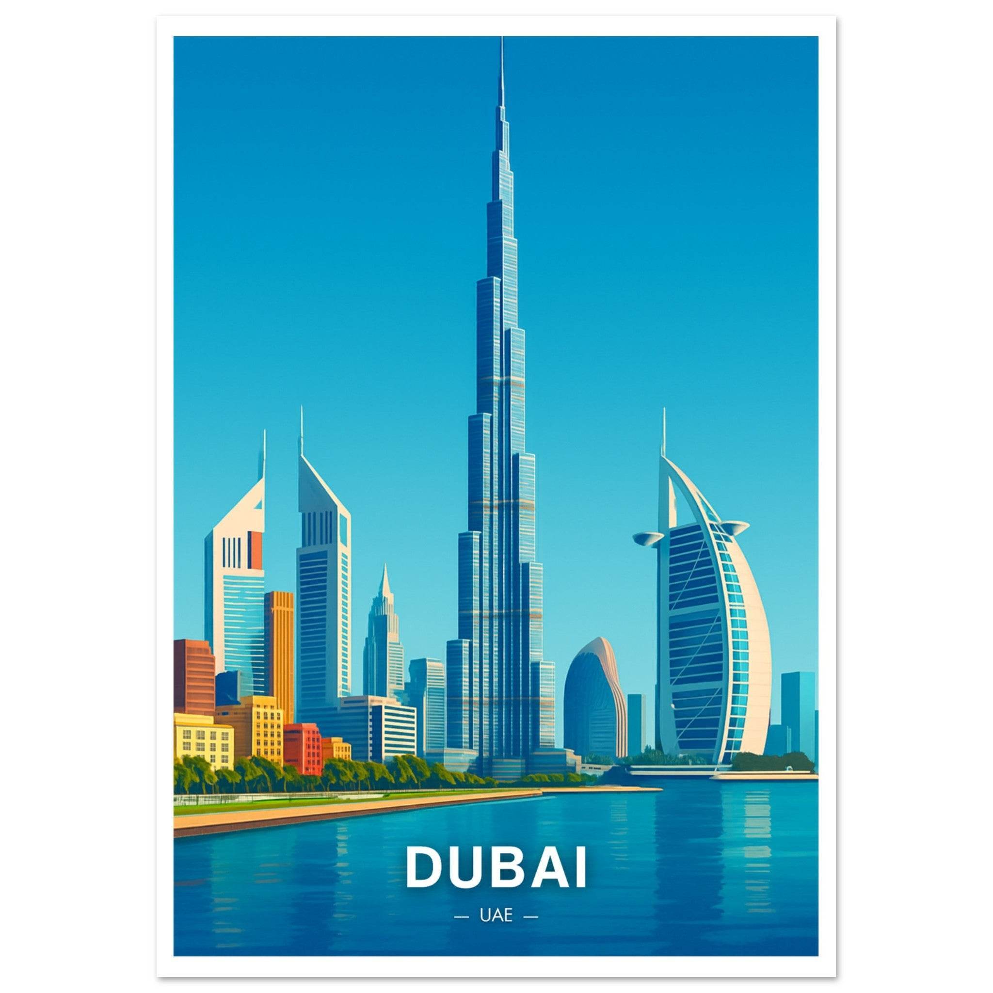 Dubai Poster - Geoprints