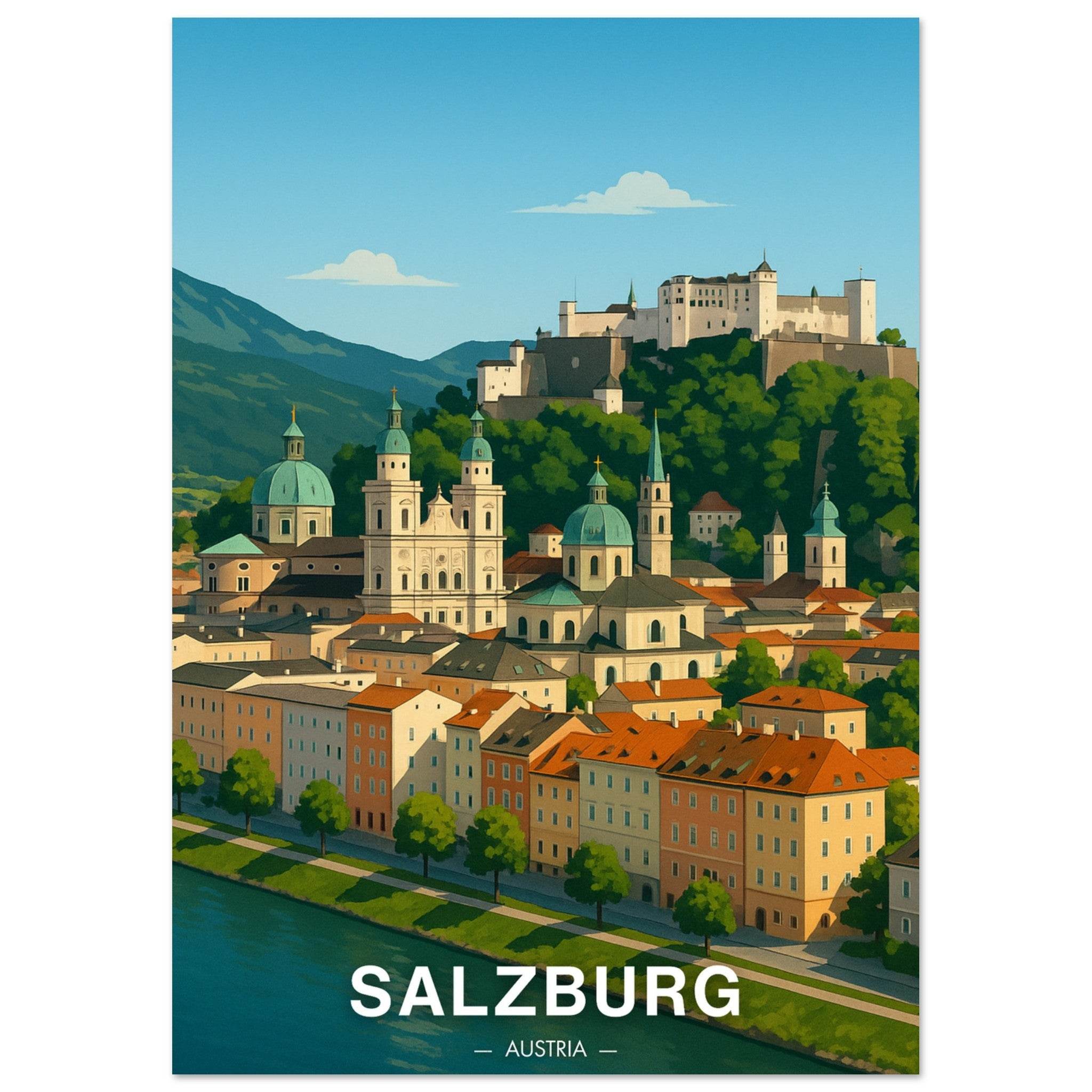 Salzburg Poster - Geoprints