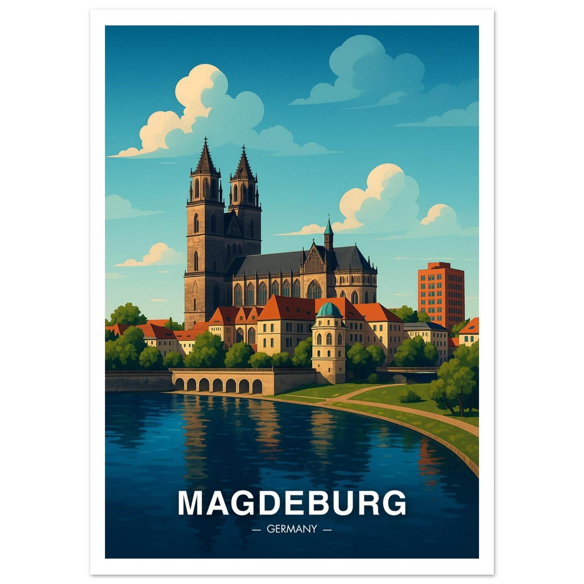 Magdeburg Poster - Geoprints