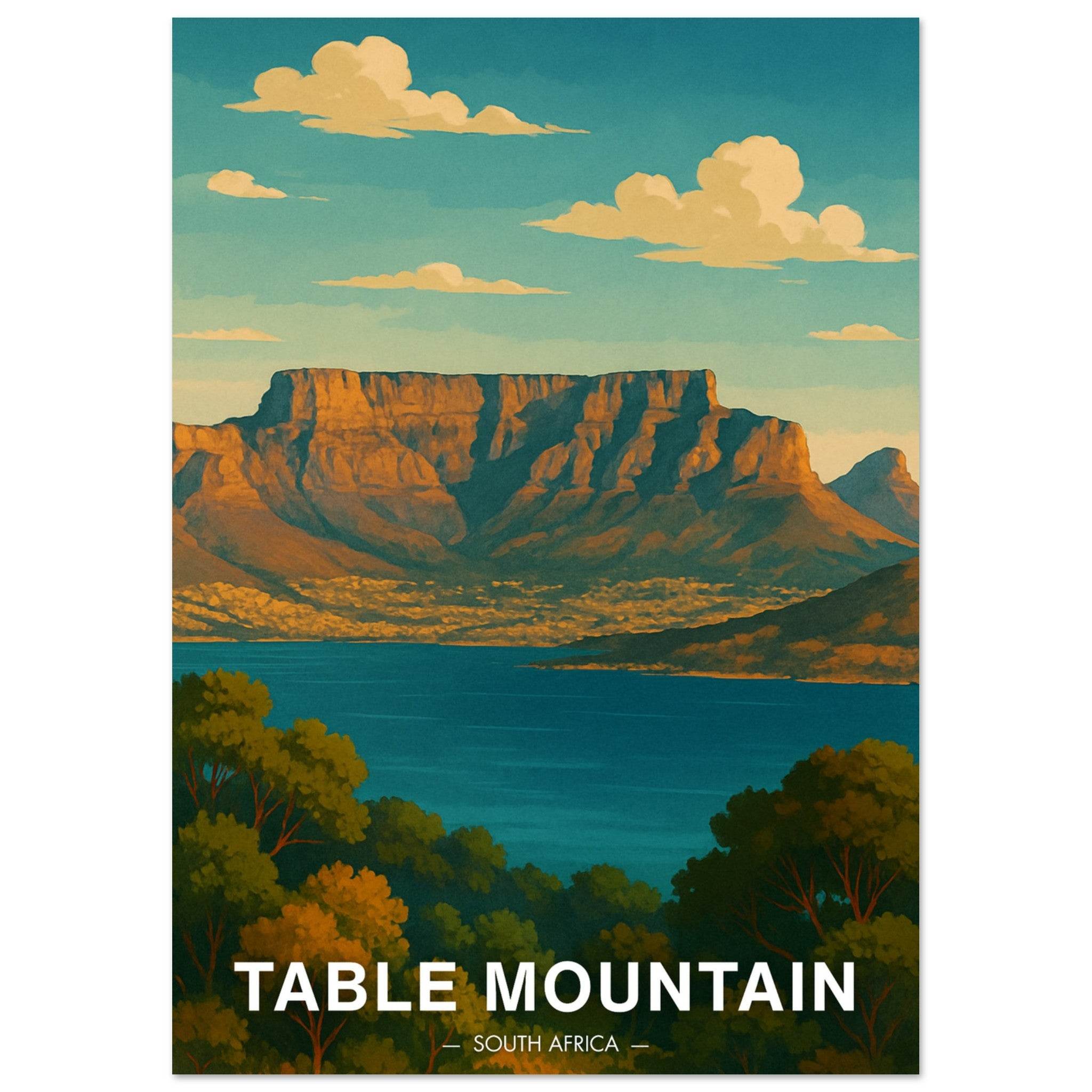 Tafelberge Poster - Geoprints