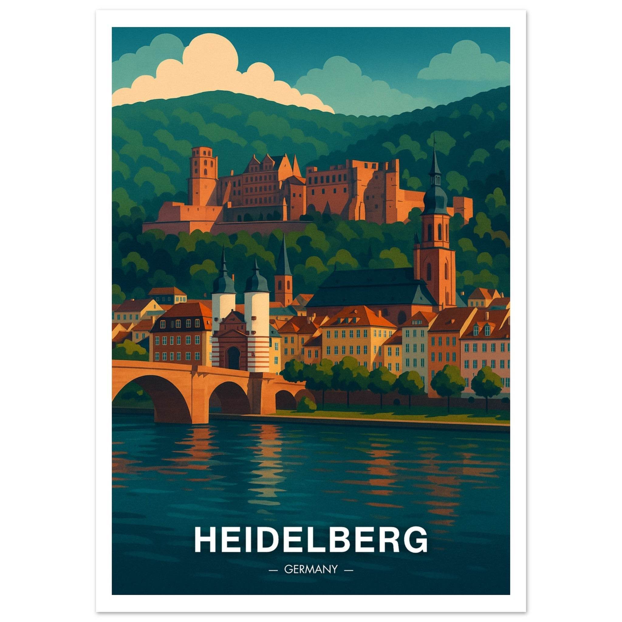 Heidelberg Poster - Geoprints