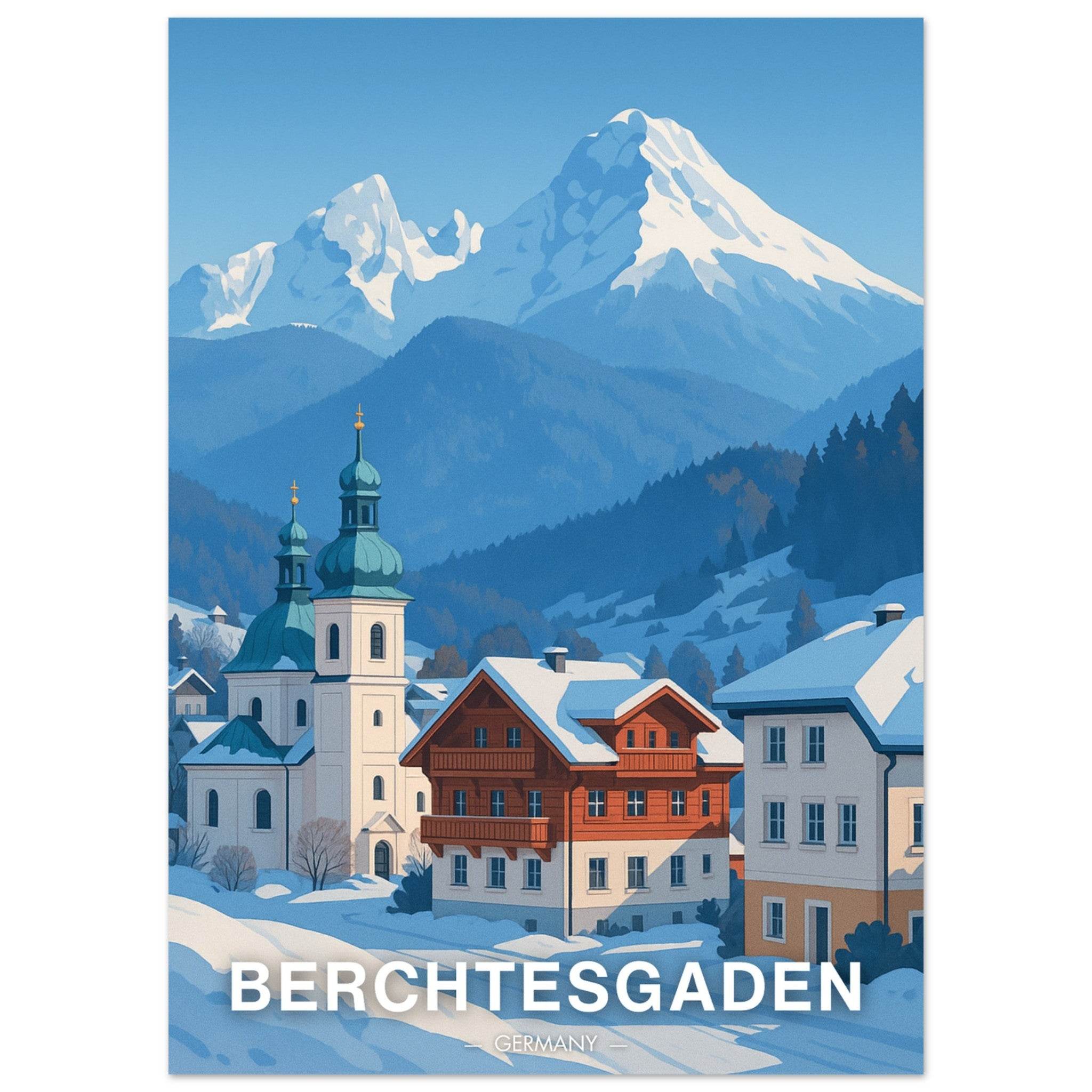 Berchtesgaden Poster - Geoprints