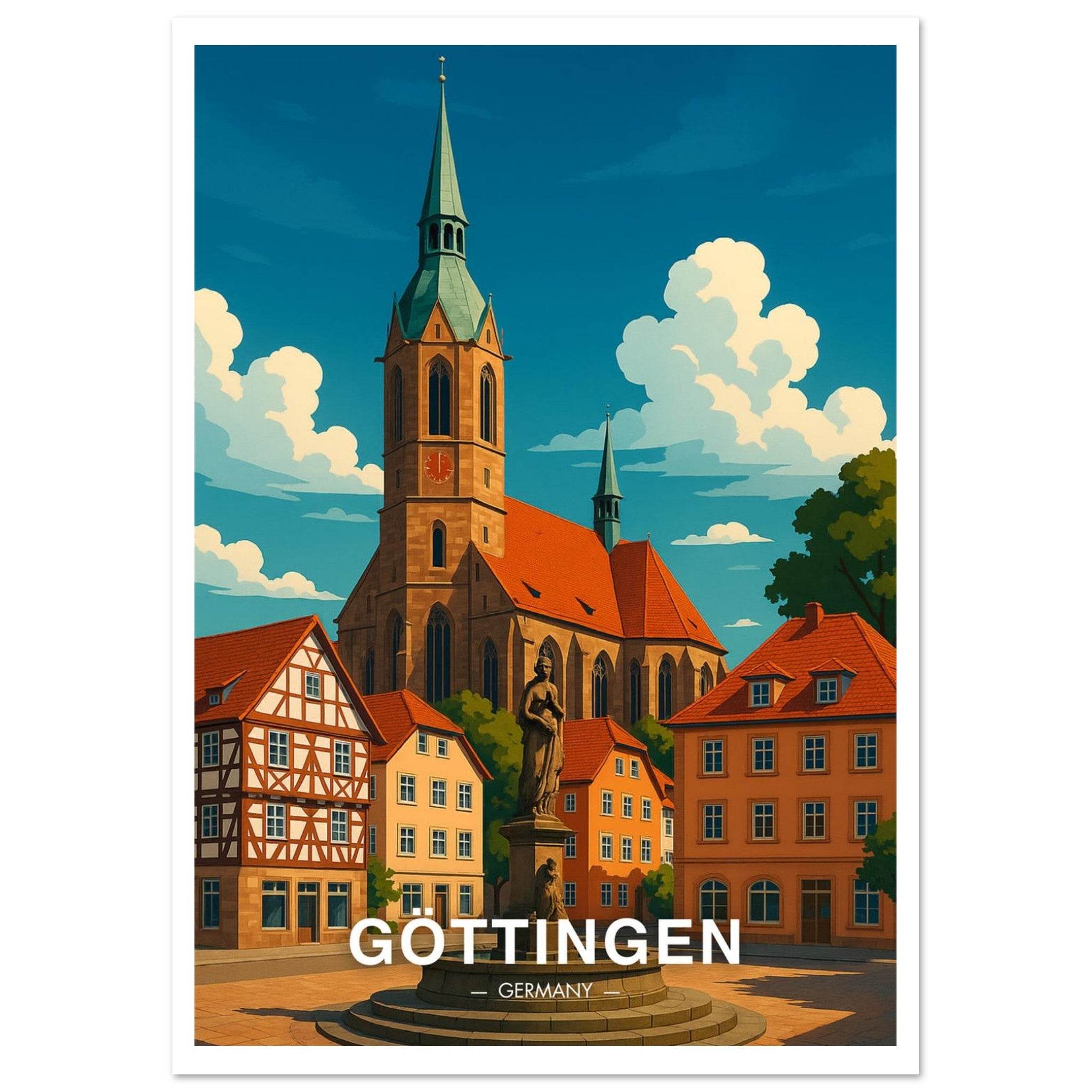 Göttingen Poster - Geoprints