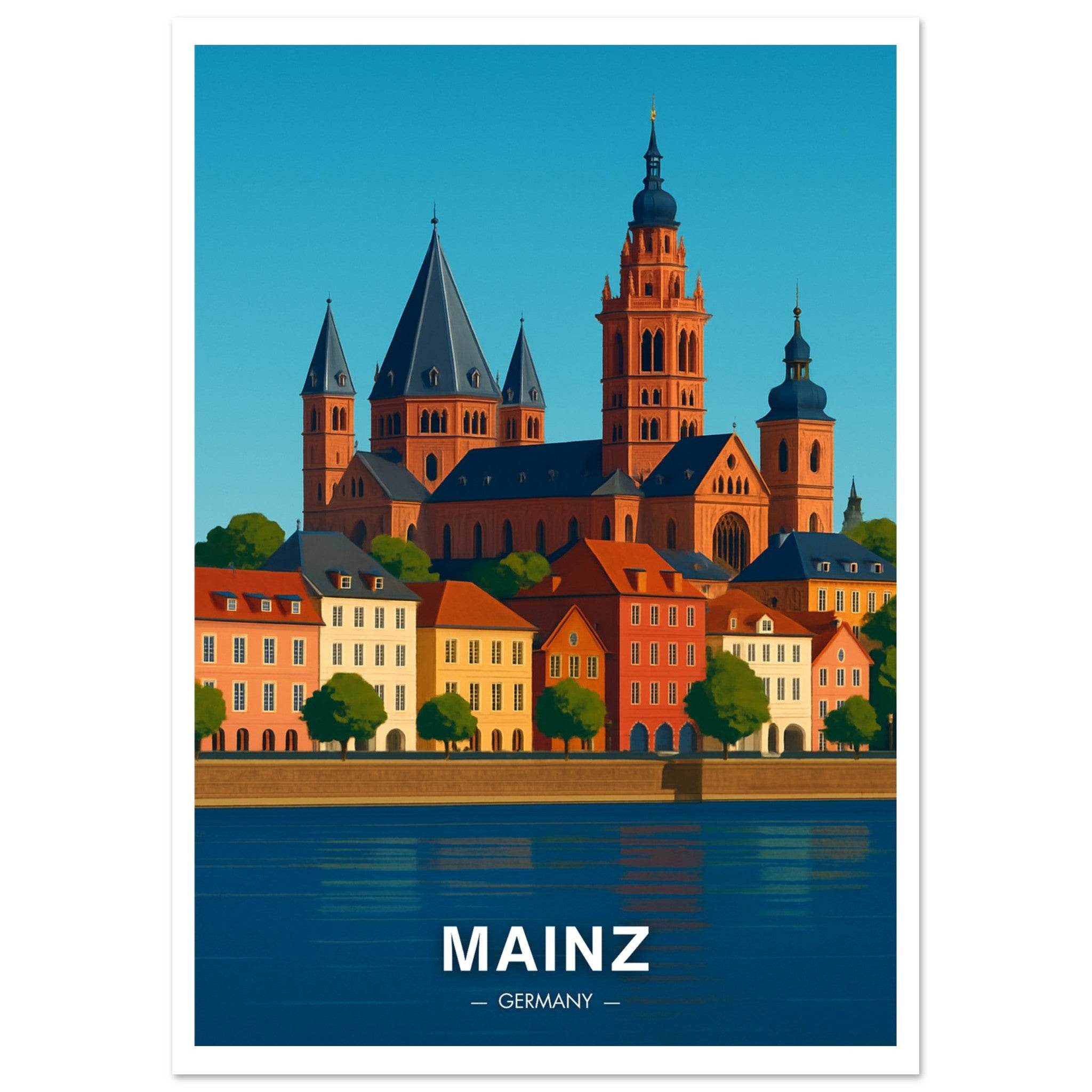 Mainz Poster - Geoprints