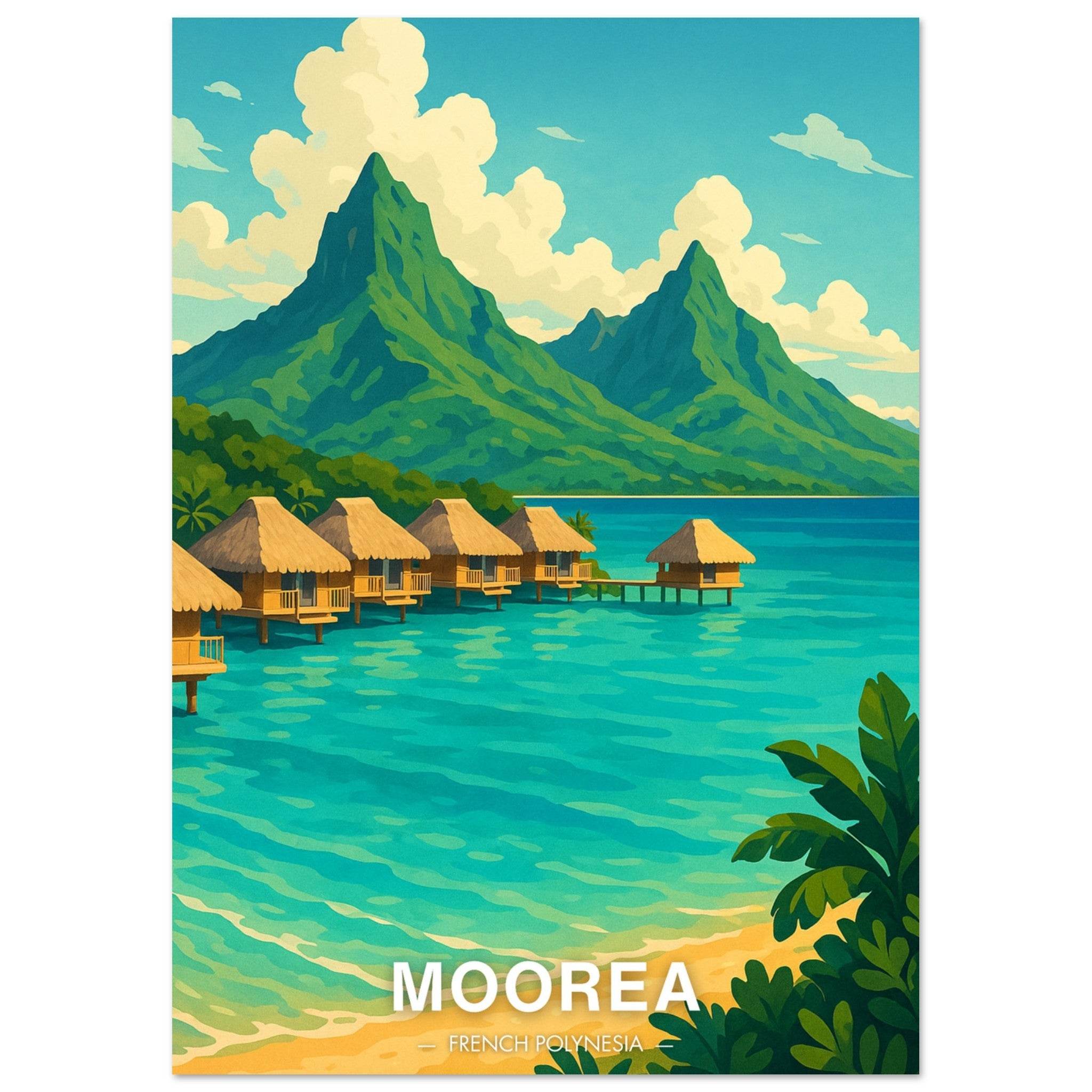 Moorea Poster - Geoprints