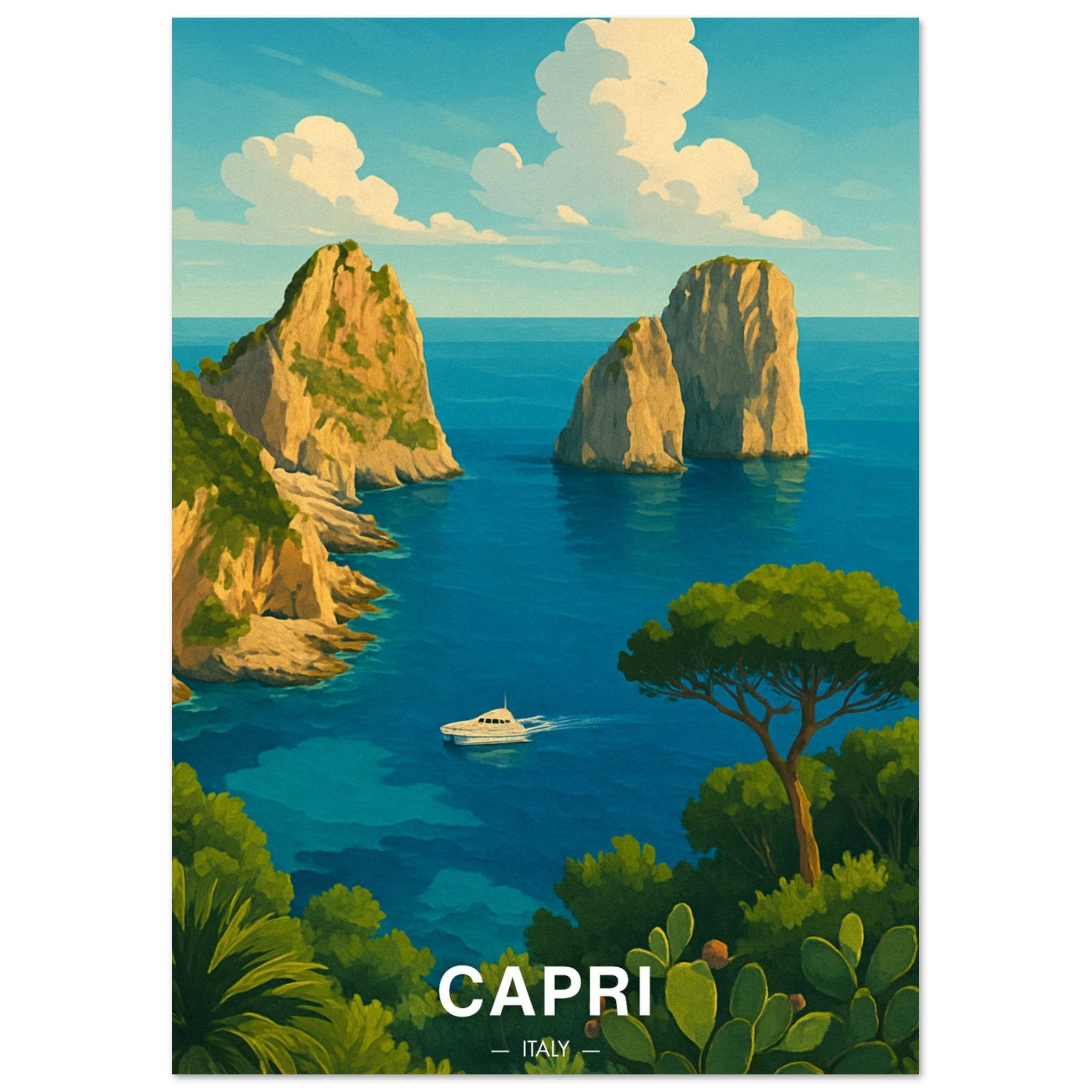 Capri Poster - Geoprints