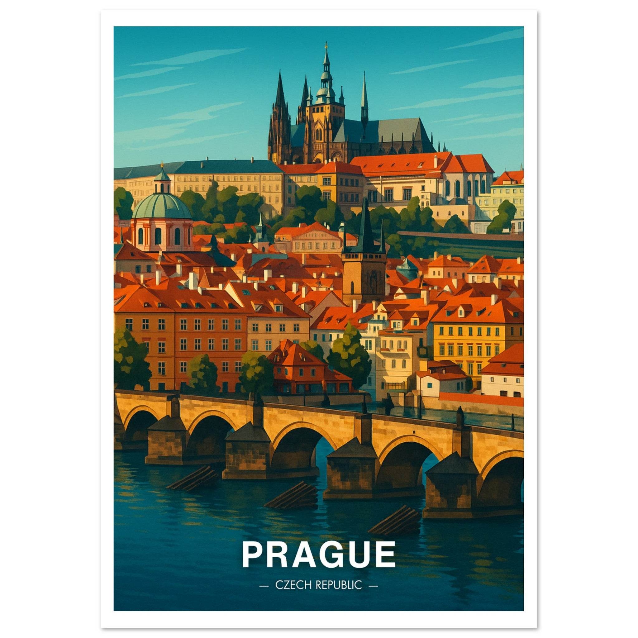 Prag Poster - Geoprints