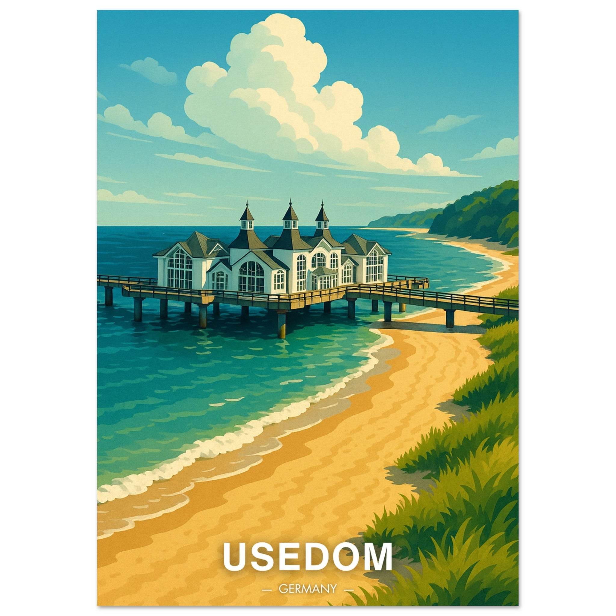Usedom Poster - Geoprints