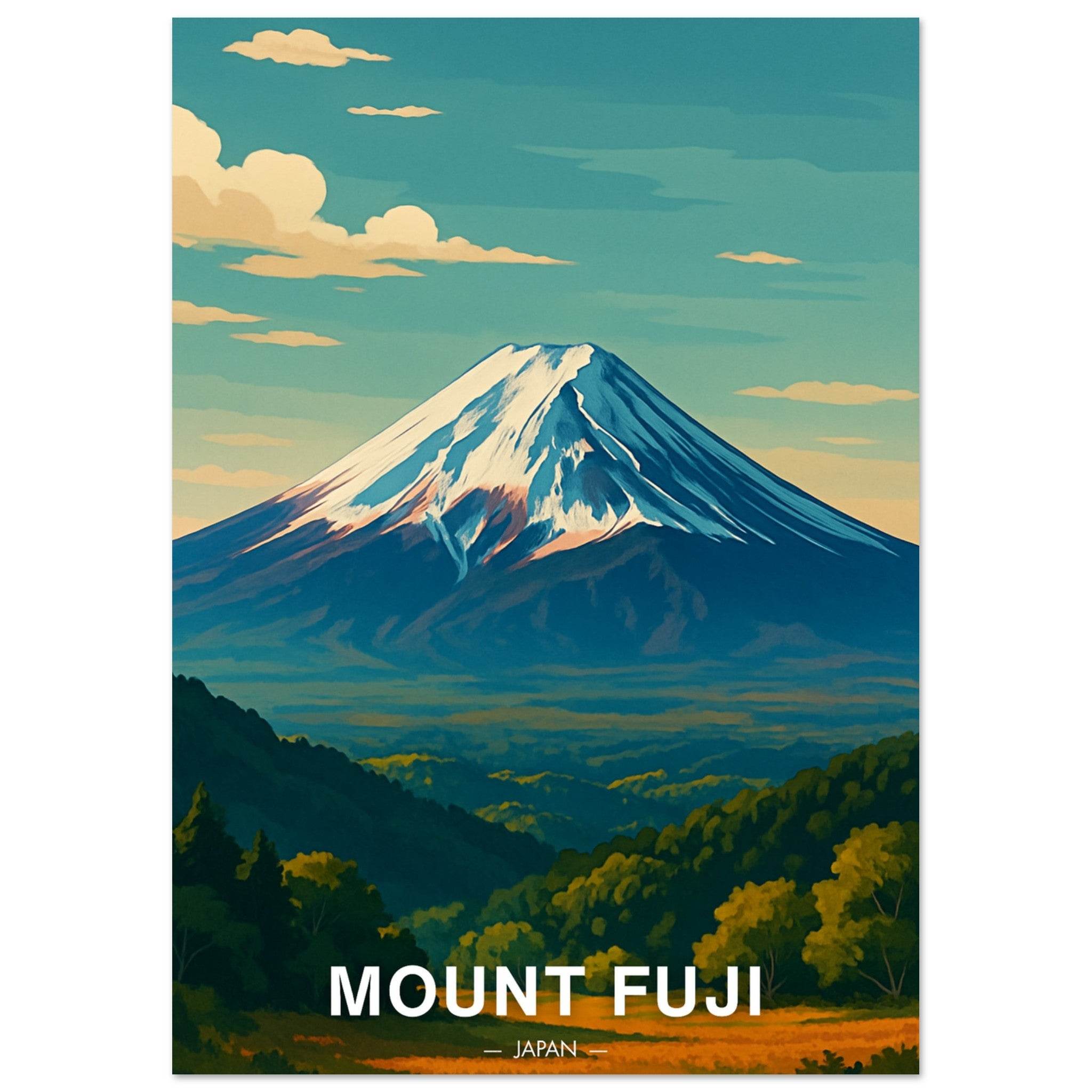 Mount Fuji Poster - Geoprints