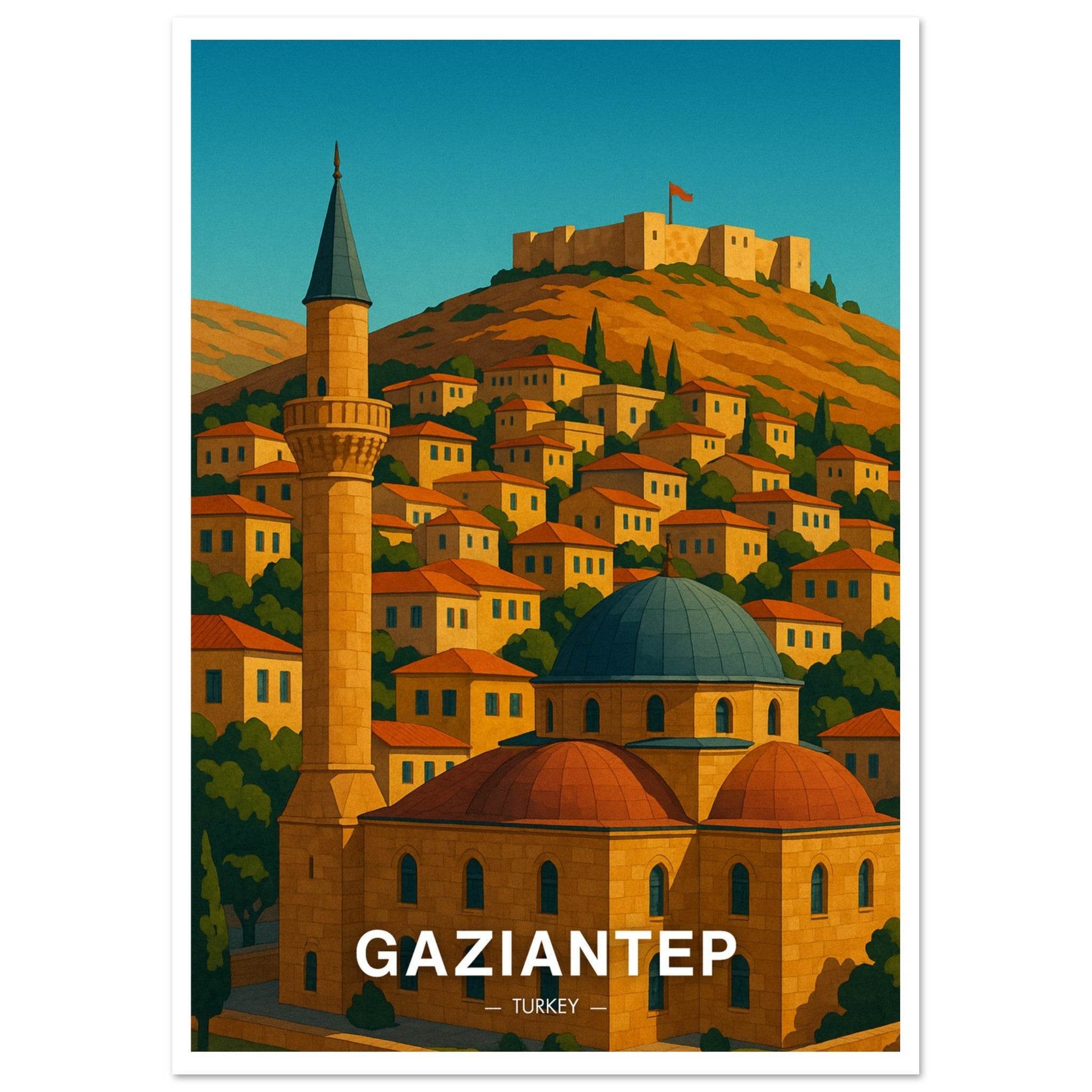 Gaziantep Poster - Geoprints