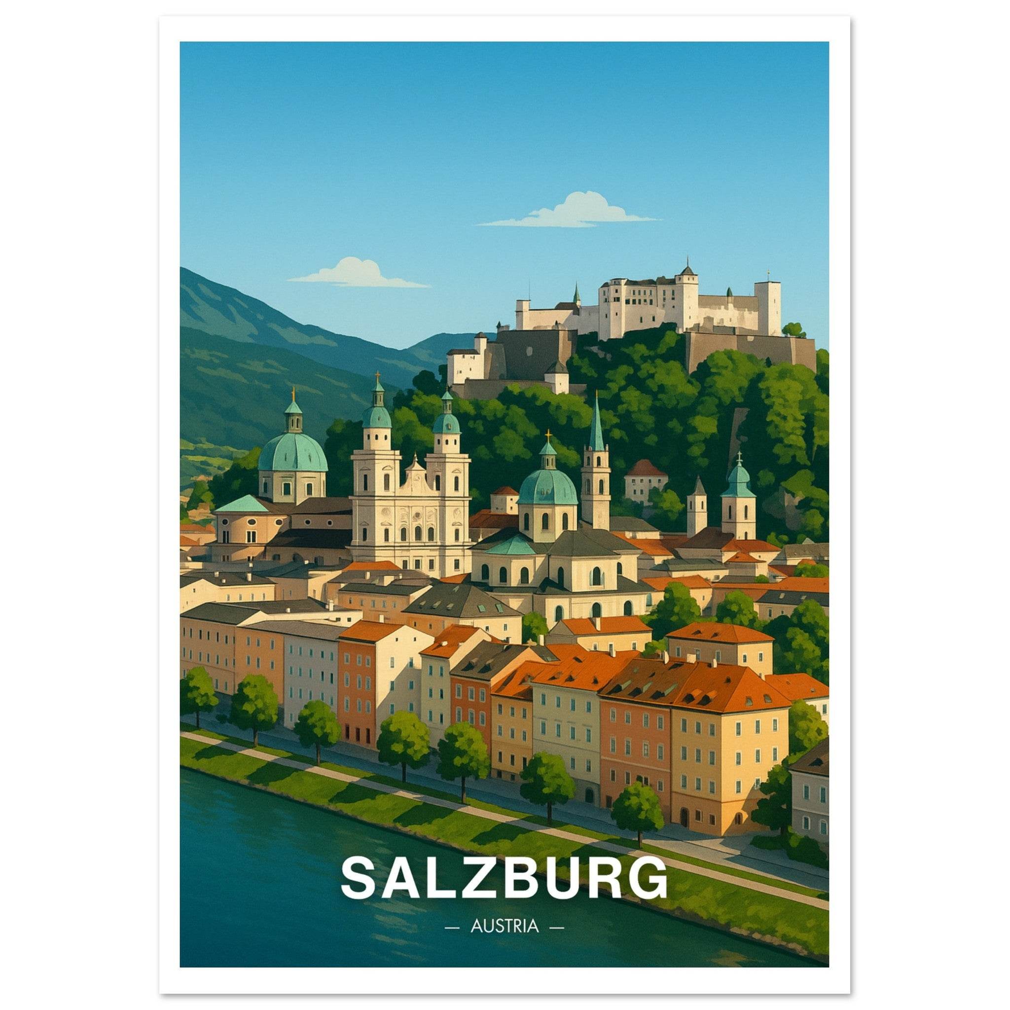 Salzburg Poster - Geoprints
