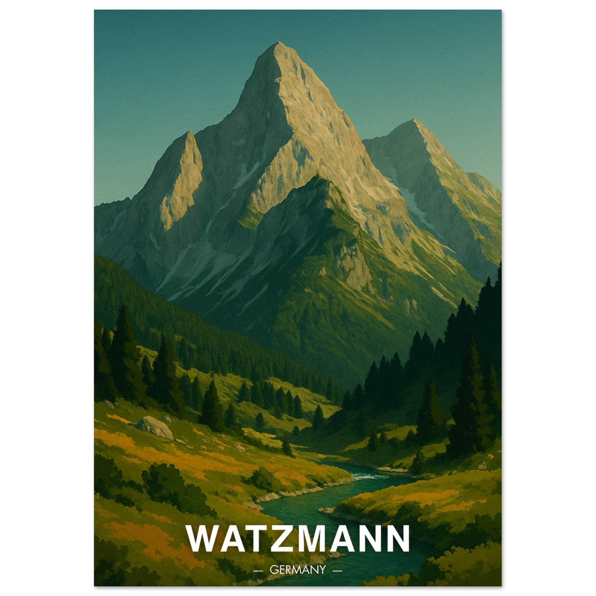Watzmann Poster - Geoprints