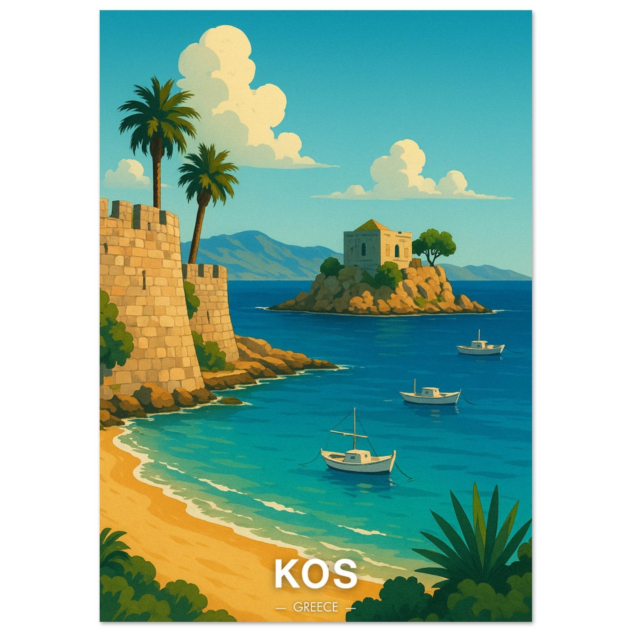 Kos Poster - Geoprints