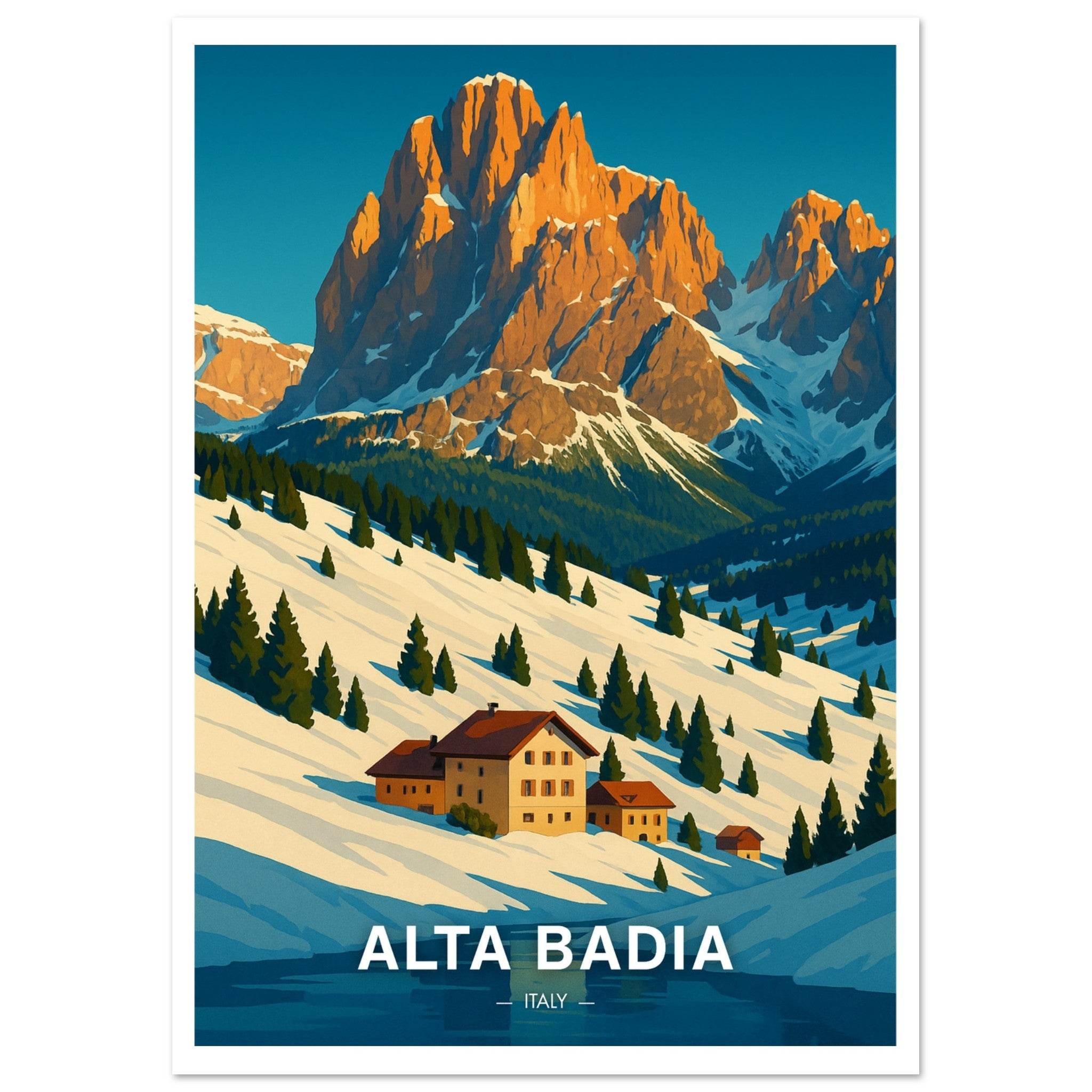 Alta Badia Poster - Geoprints