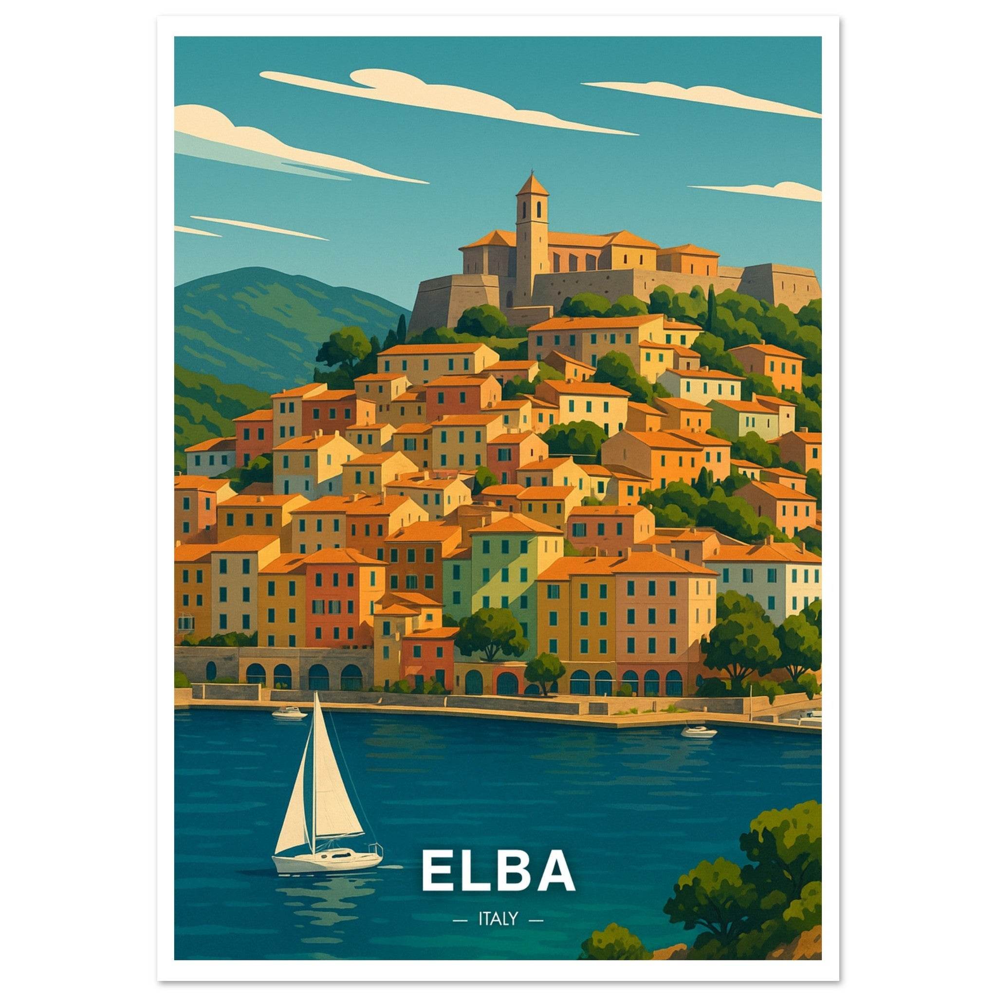 Elba Poster - Geoprints