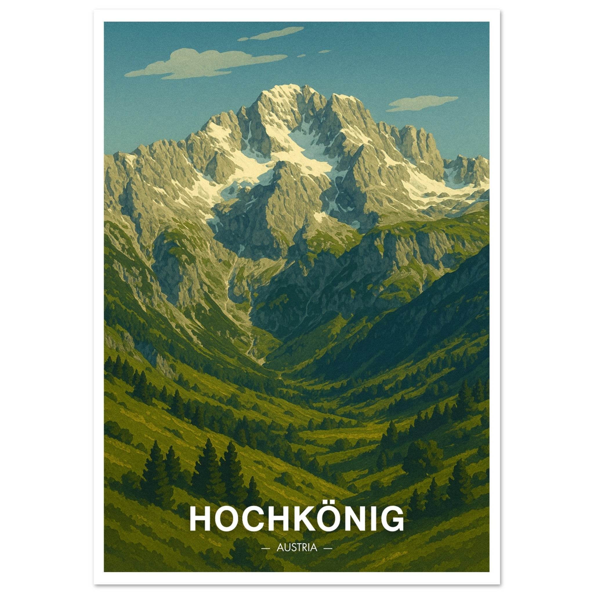 Hochkönig Poster - Geoprints