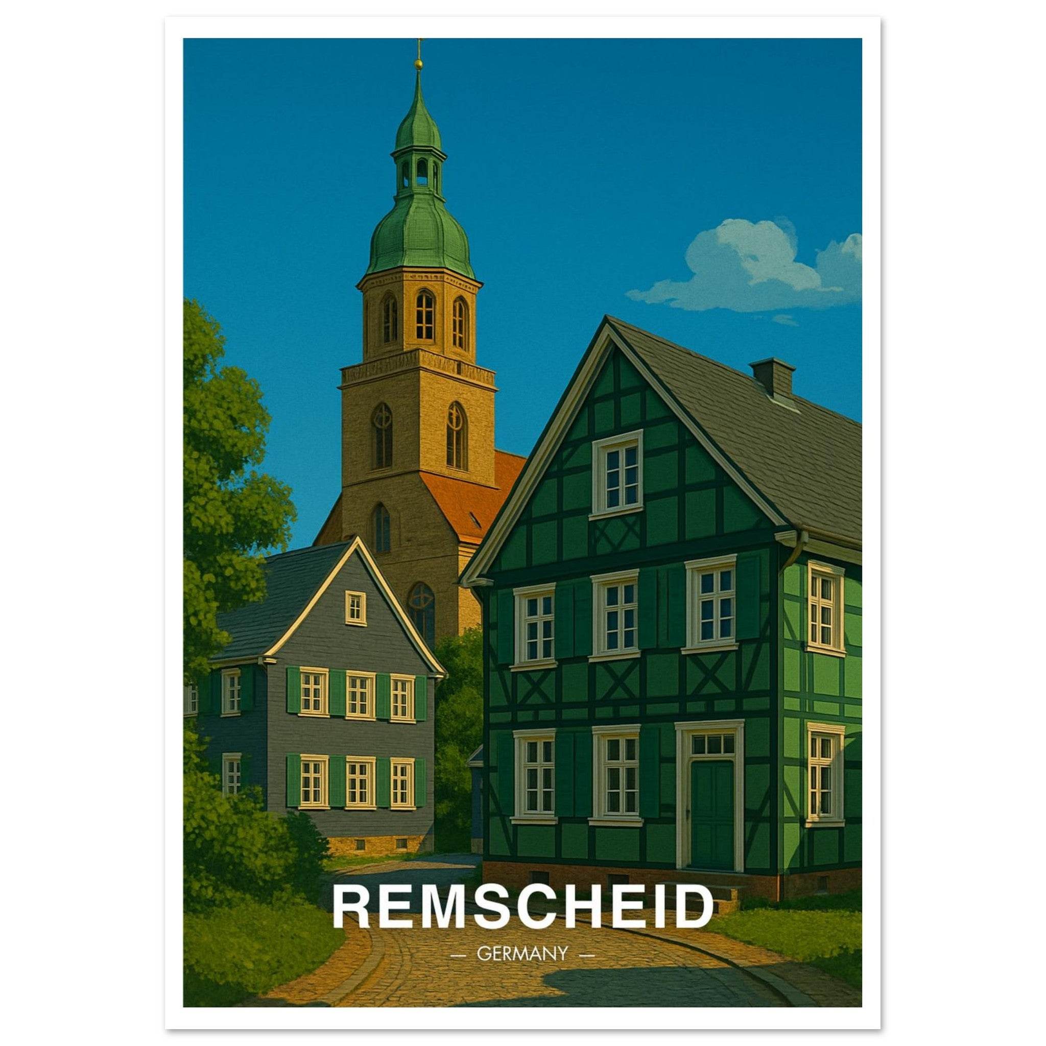 Remscheid Poster - Geoprints
