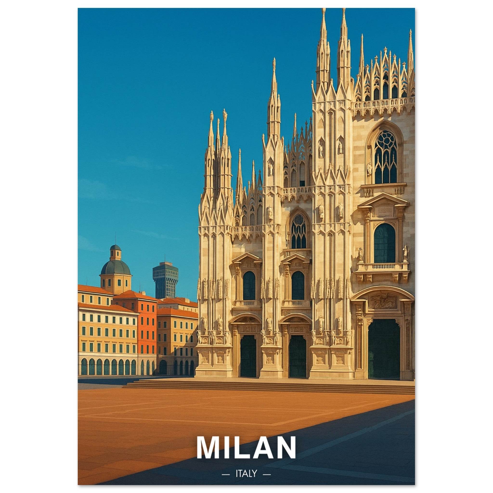 Milan Poster - Geoprints