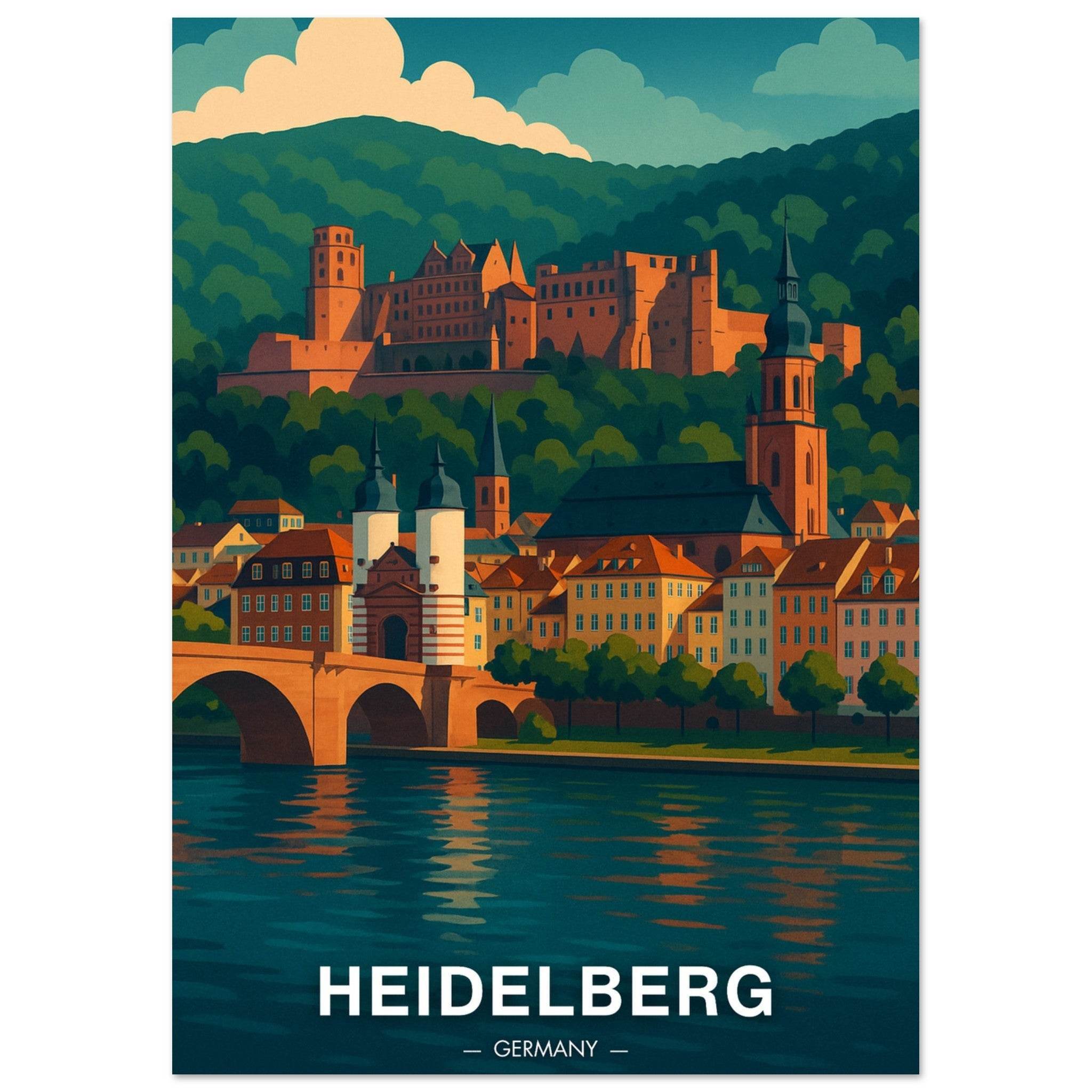 Heidelberg Poster - Geoprints