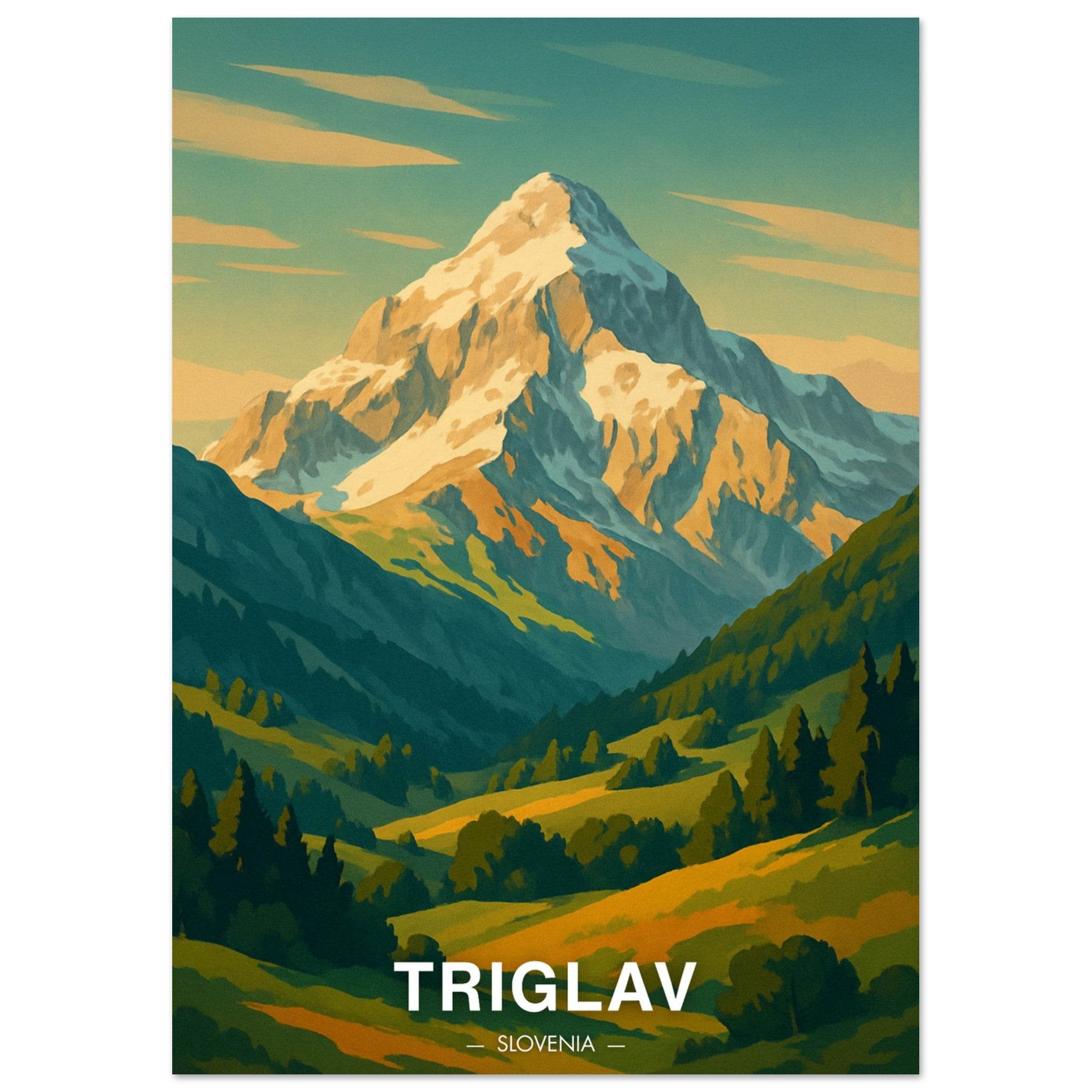Triglav Poster - Geoprints