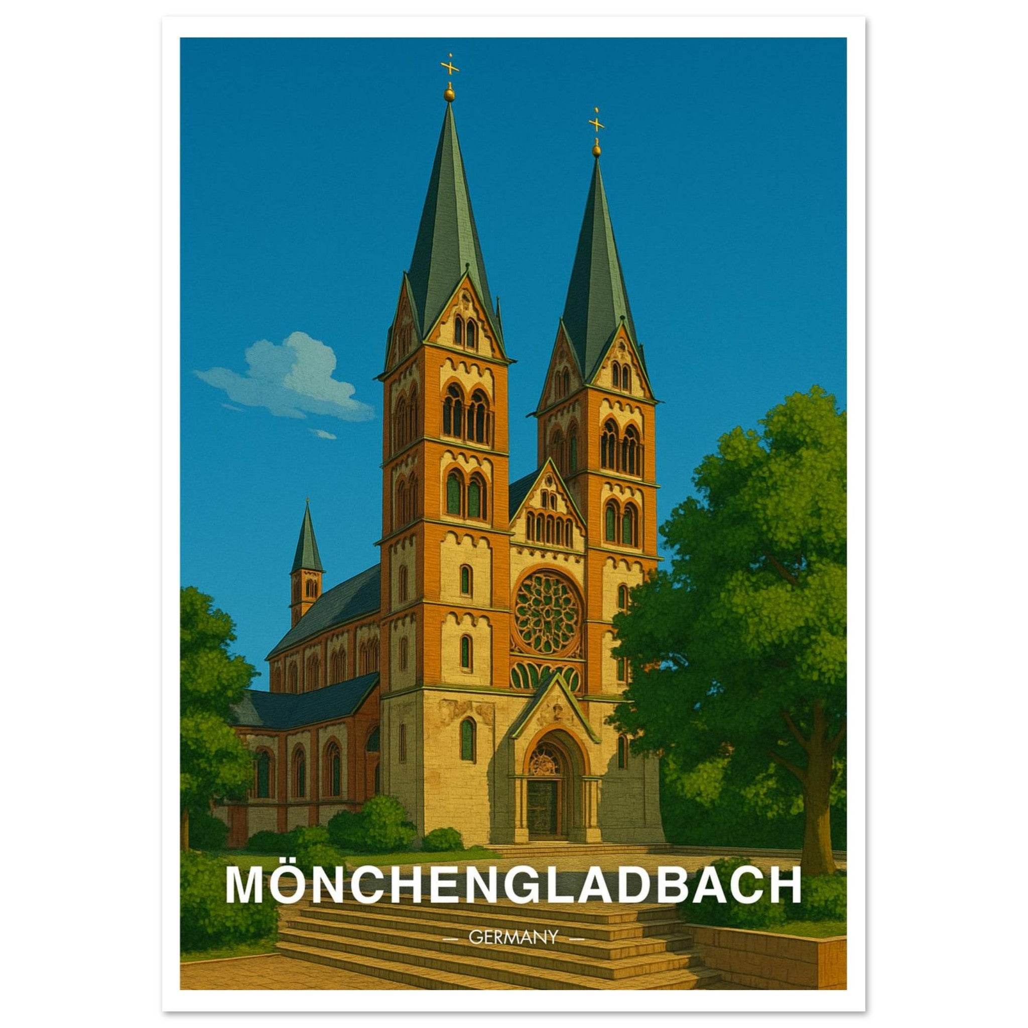 Mönchengladbach Poster - Geoprints