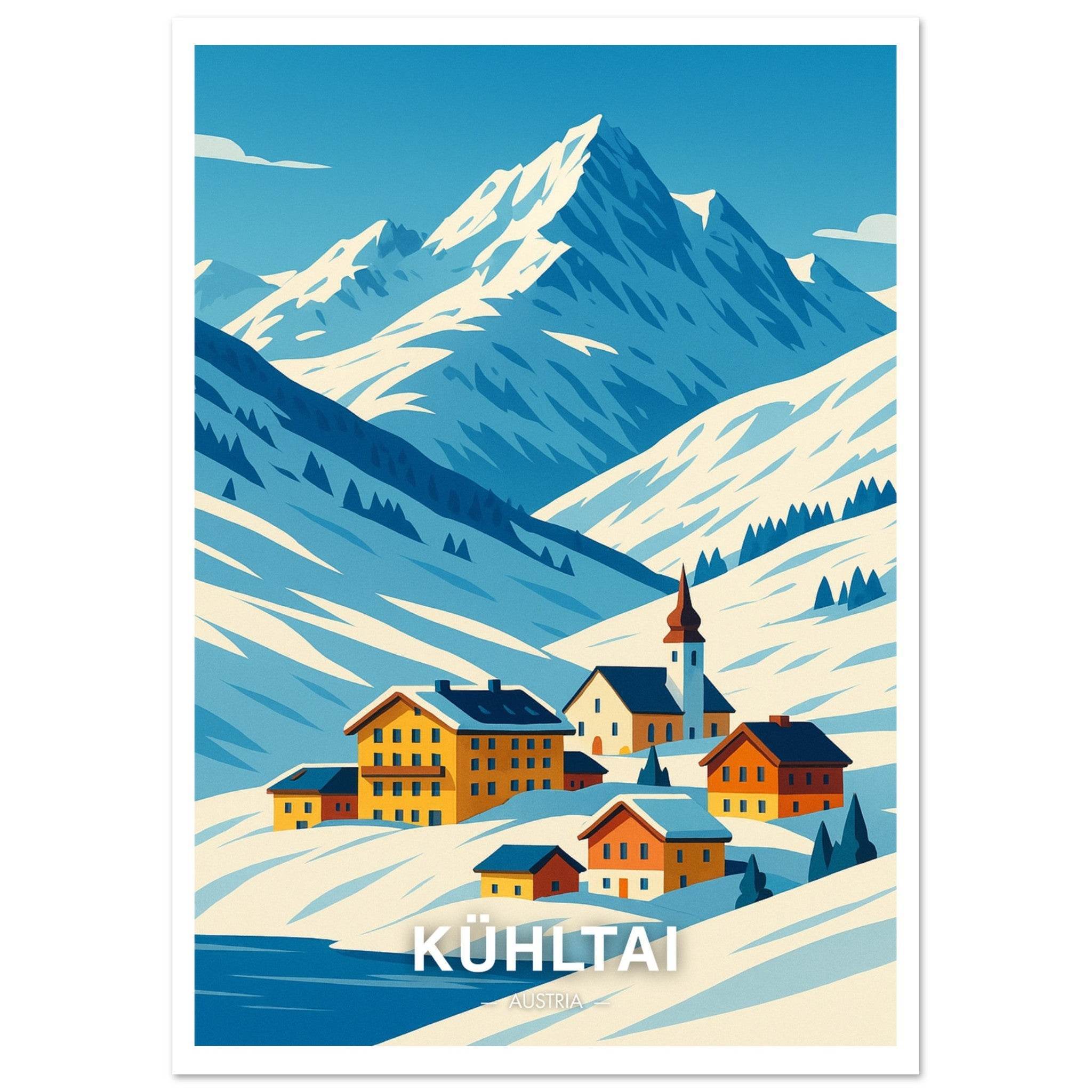Kühltai Poster - Geoprints