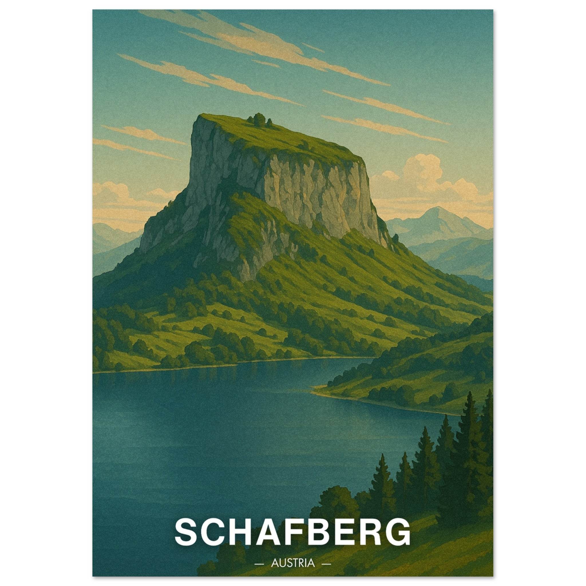 Schafberg Poster - Geoprints