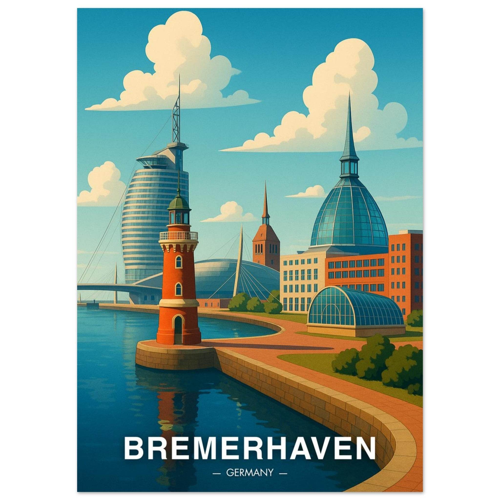Bremerhaven Poster - Geoprints