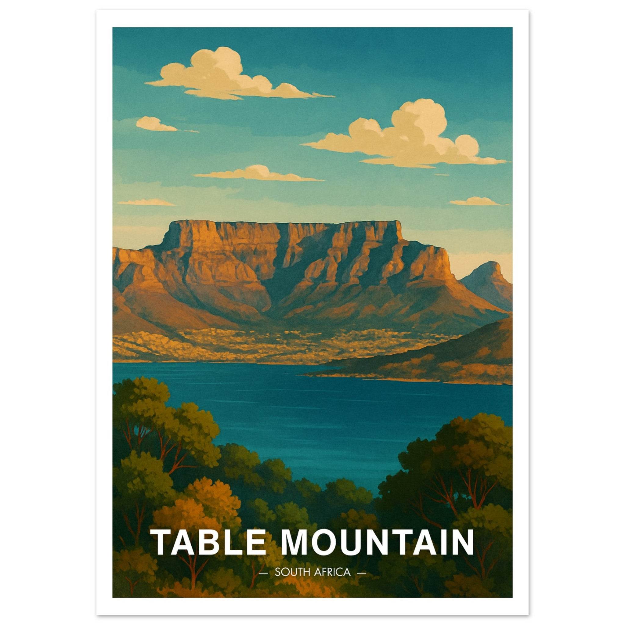 Tafelberge Poster - Geoprints