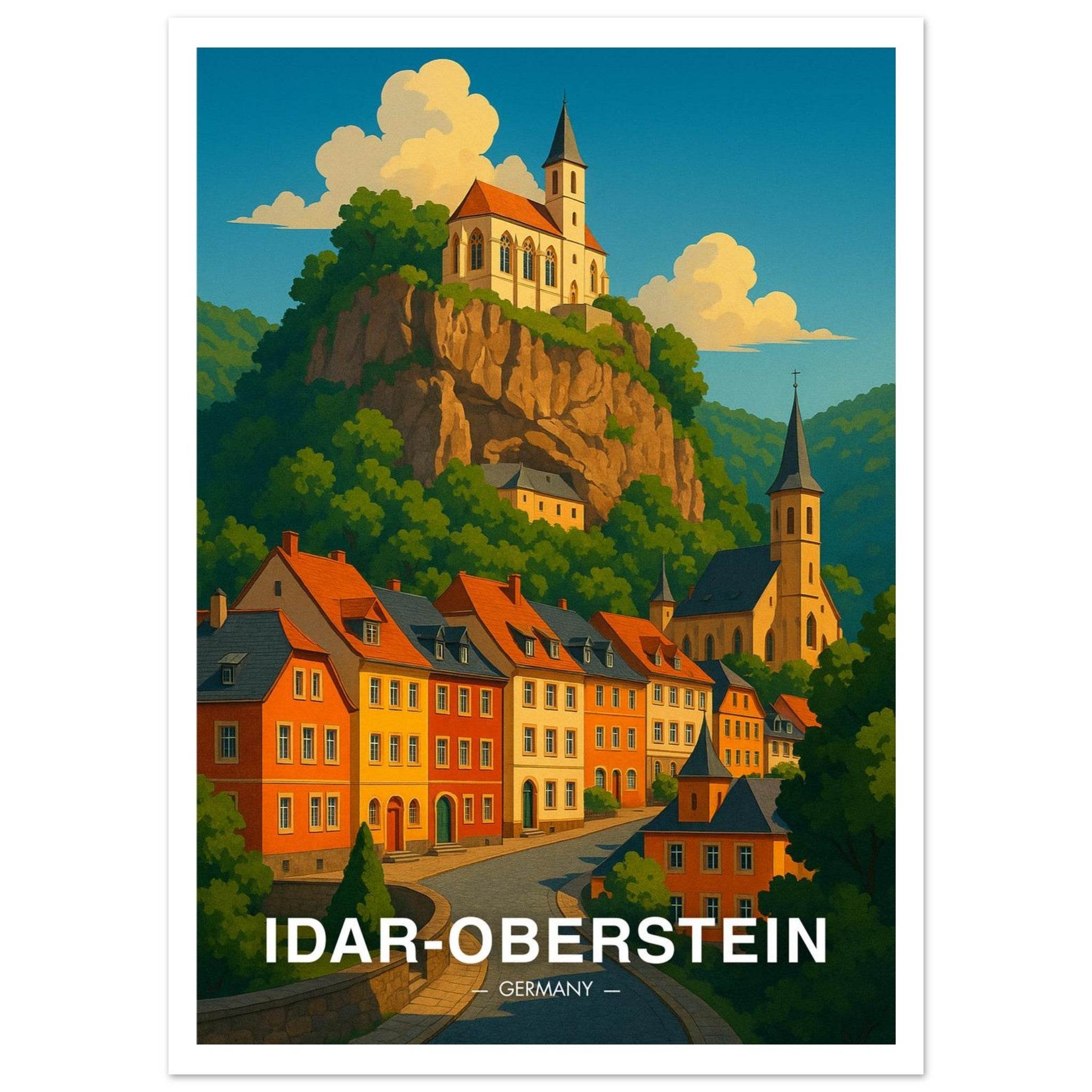 Idar-Oberstein Poster - Geoprints