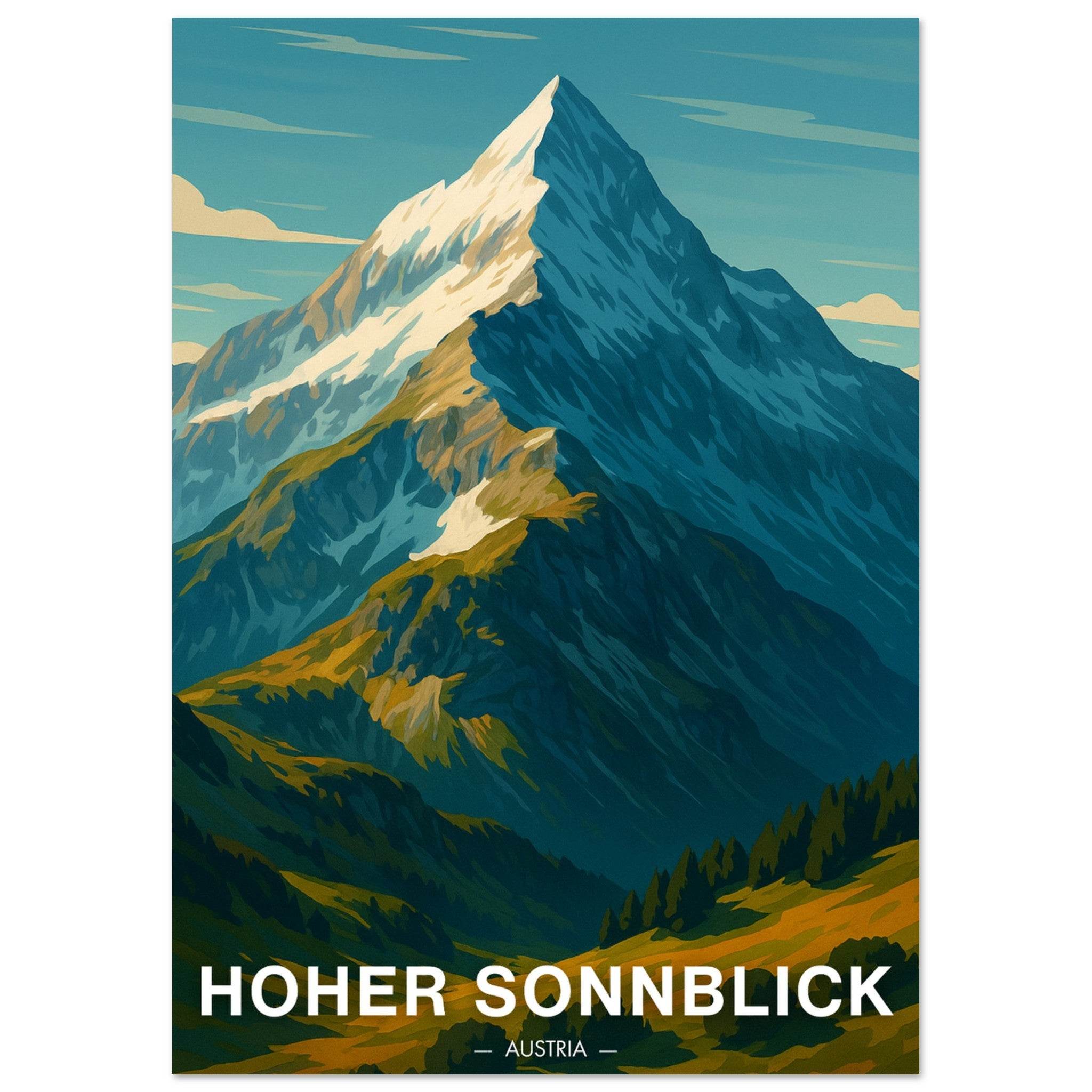 Hoher Sonnblick Poster - Geoprints