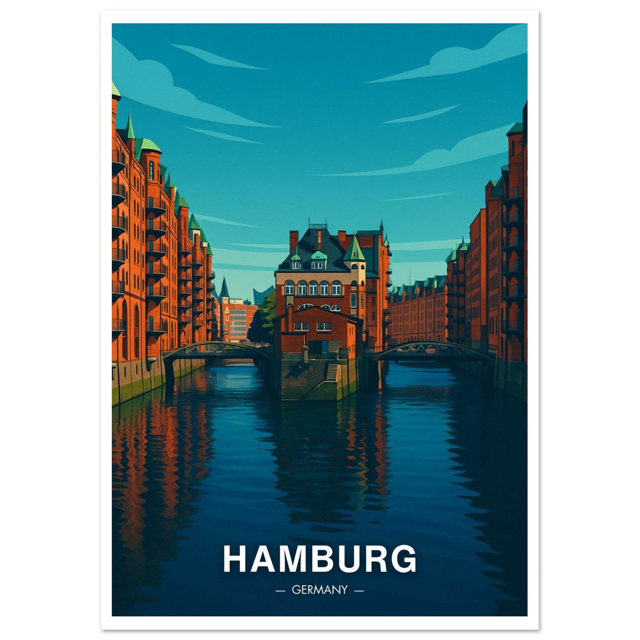 Hamburg Poster - Geoprints