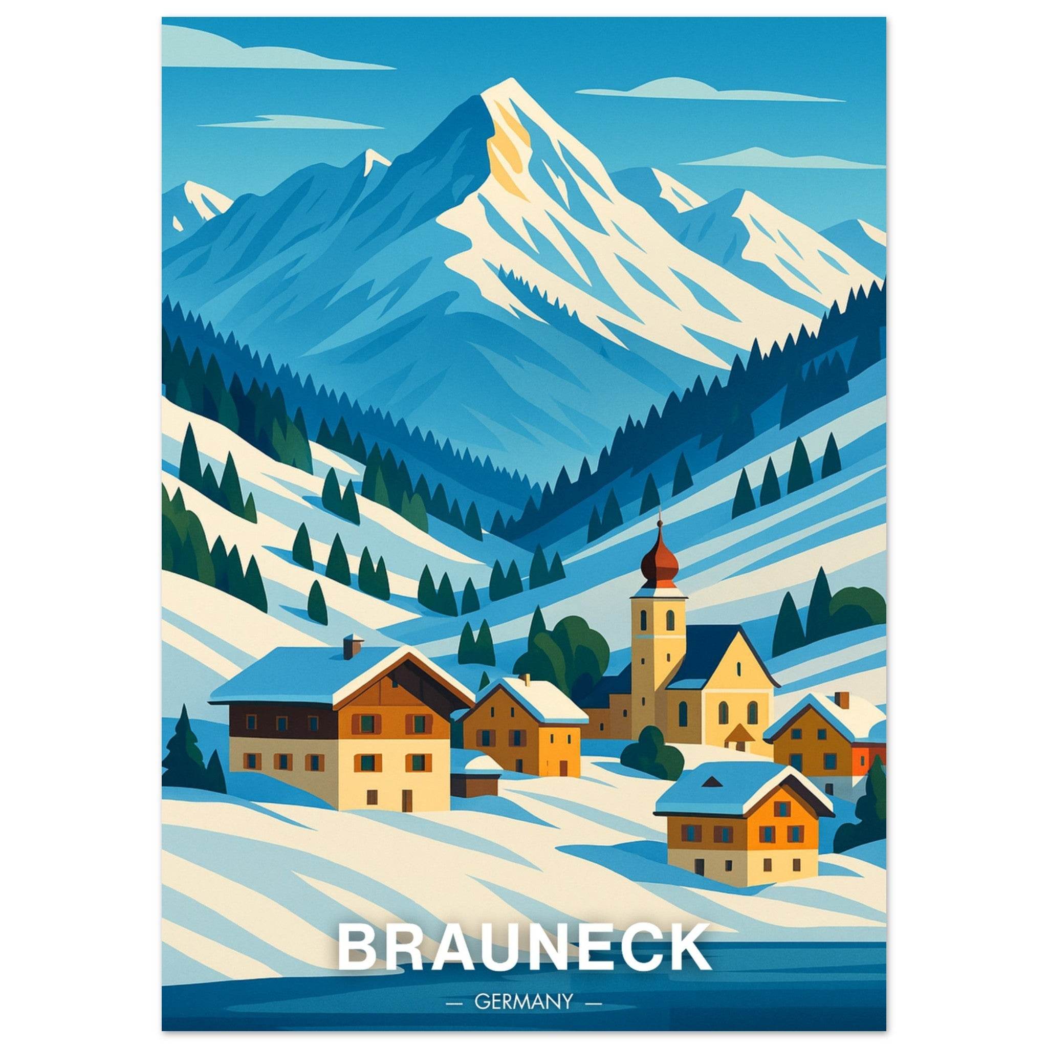 Brauneck Poster - Geoprints