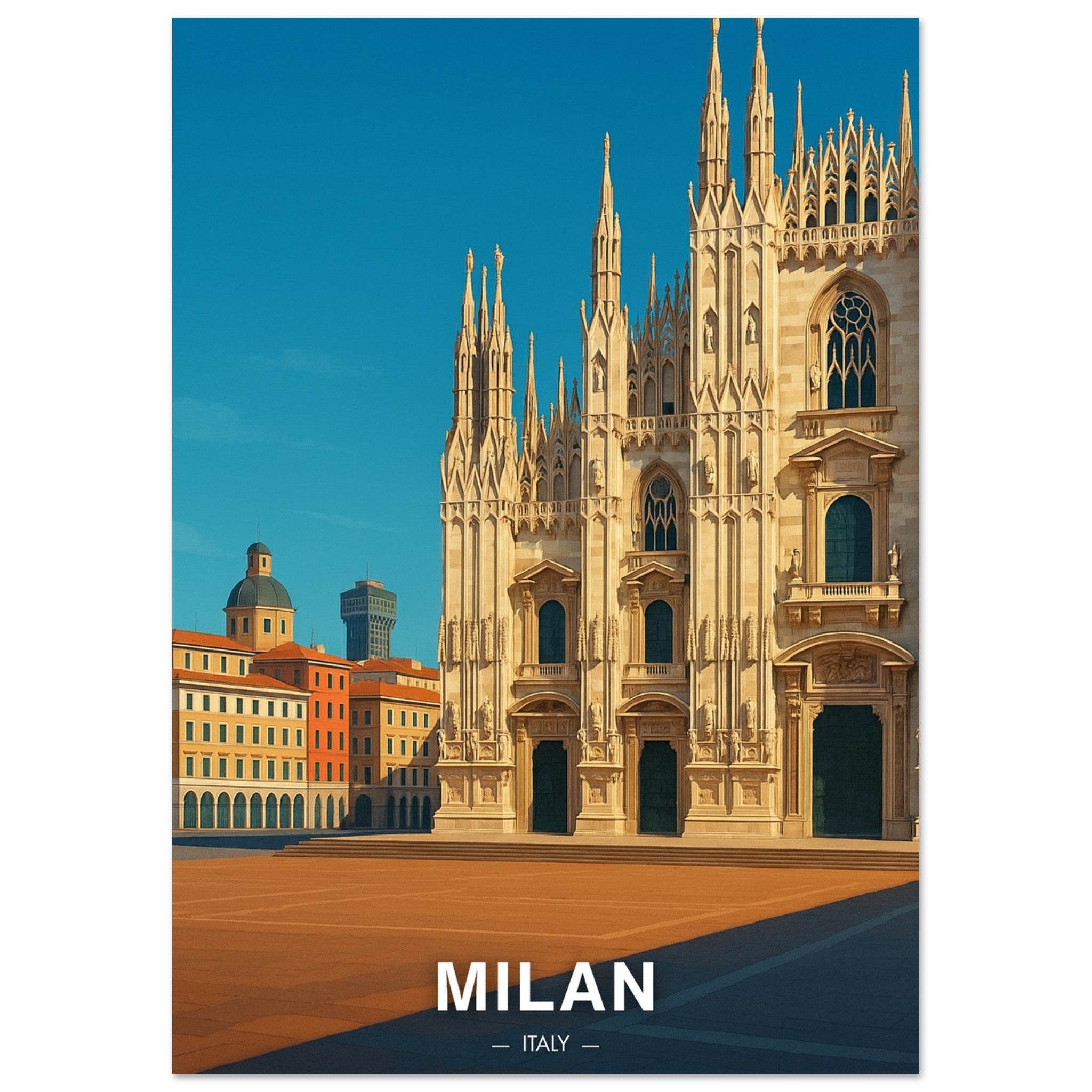 Milan Poster - Geoprints