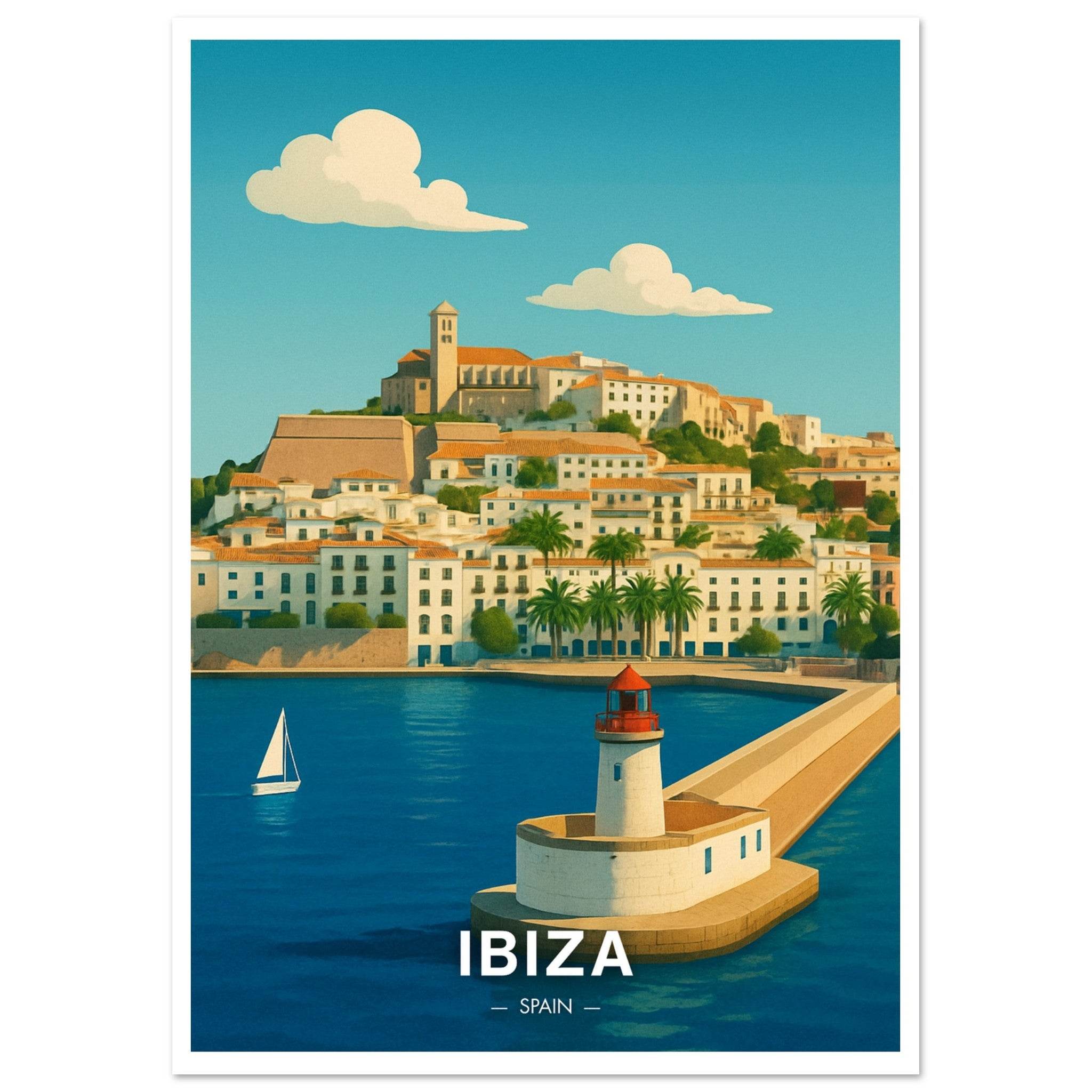 Ibiza Poster - Geoprints